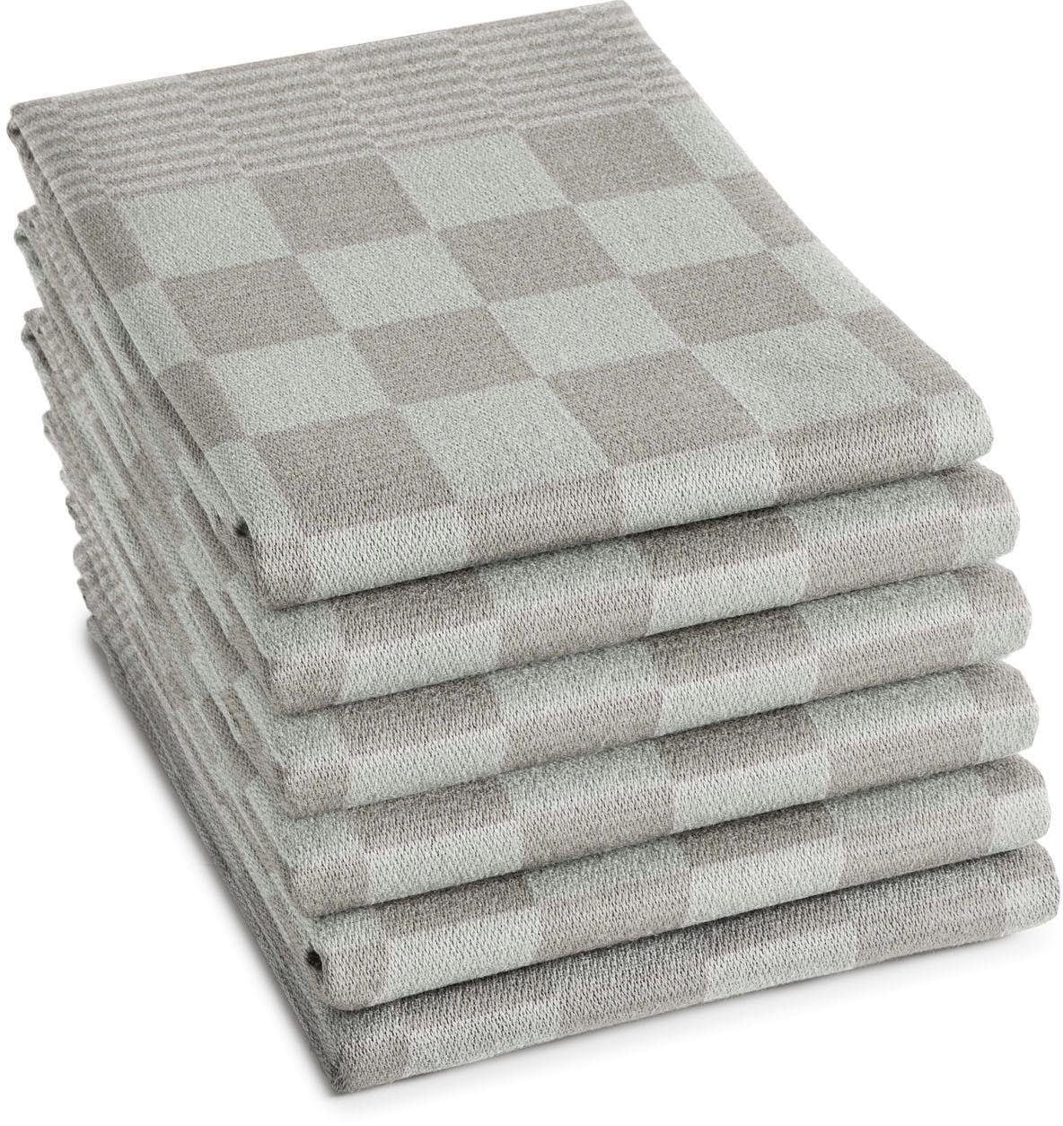 DDDDD Geschirrtuch »Barbeque, 65x65 cm, aus 100% Baumwolle, Jacquard-Gewebe«, (Set, 6 tlg.), optimale Feuchtigkeitsaufnahme und langlebige Qualität