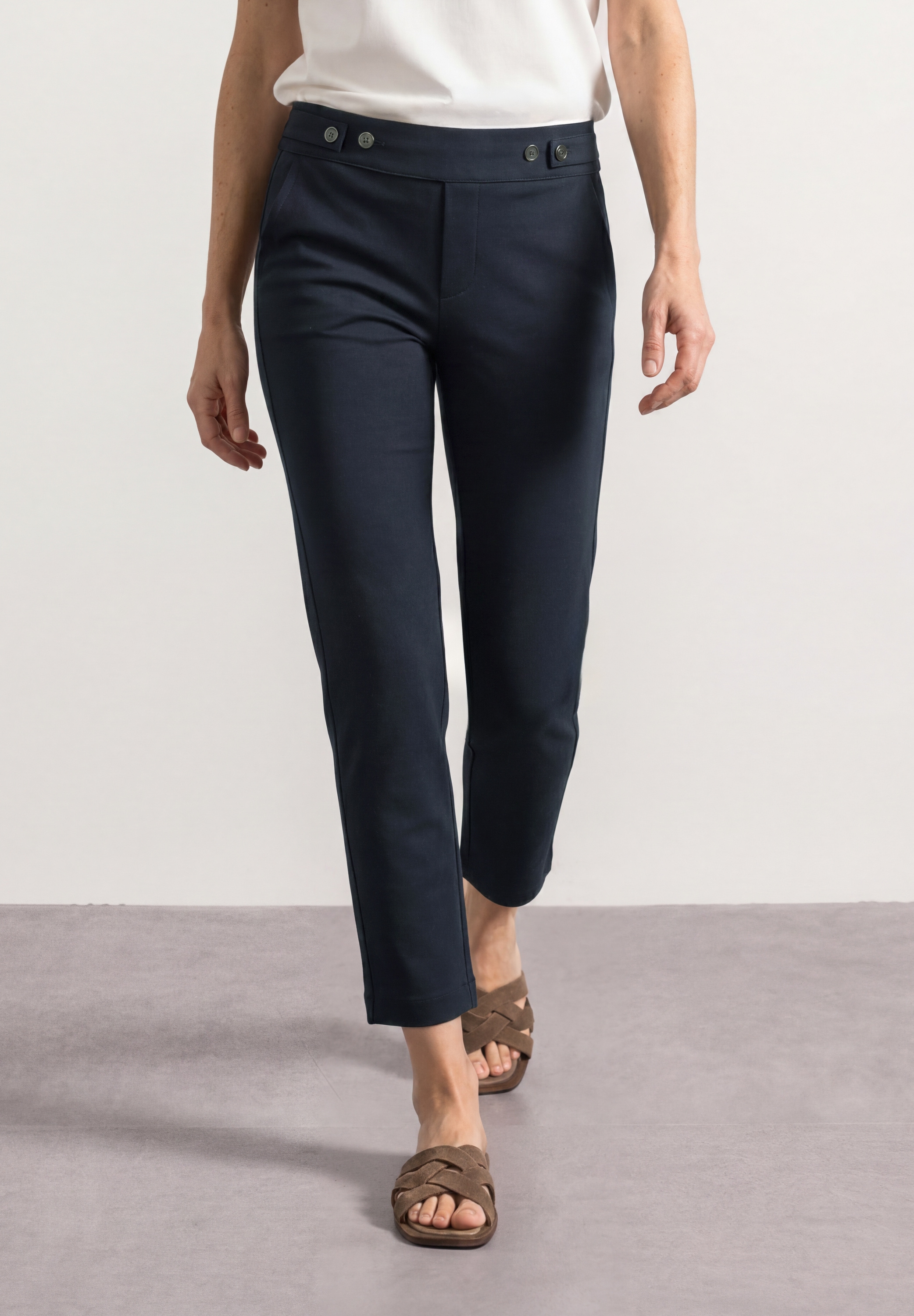 STREET ONE Stoffhose »Style Bonny Scuba«  mit Stretch