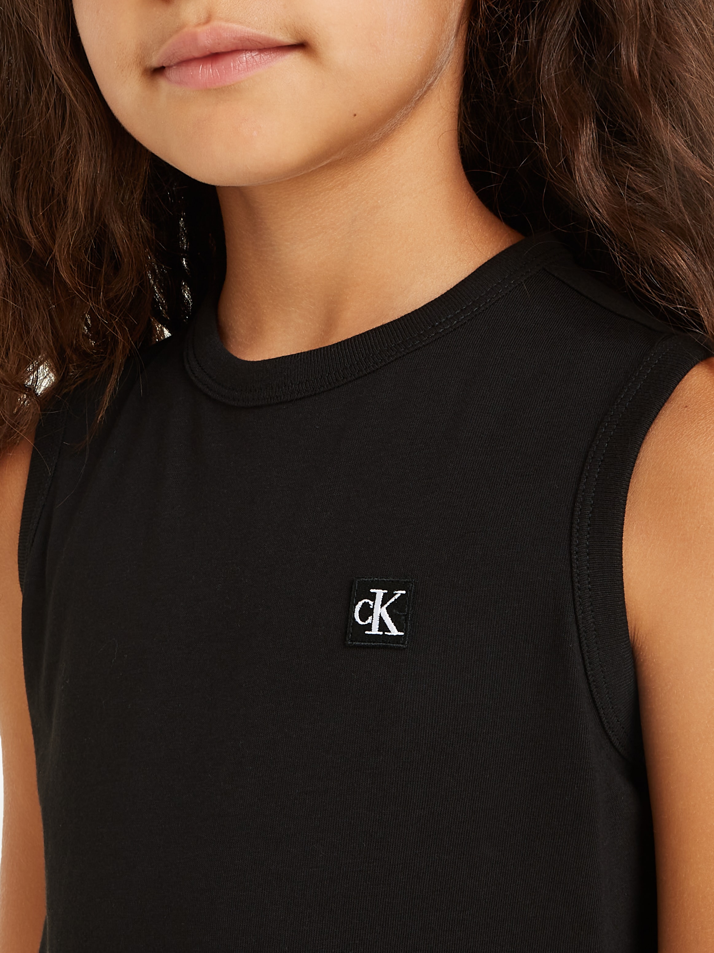 Calvin Klein Jeans Tanktop »MONO MINI BADGE REG. TANK TOP«, Kinder bis 16 Jahre