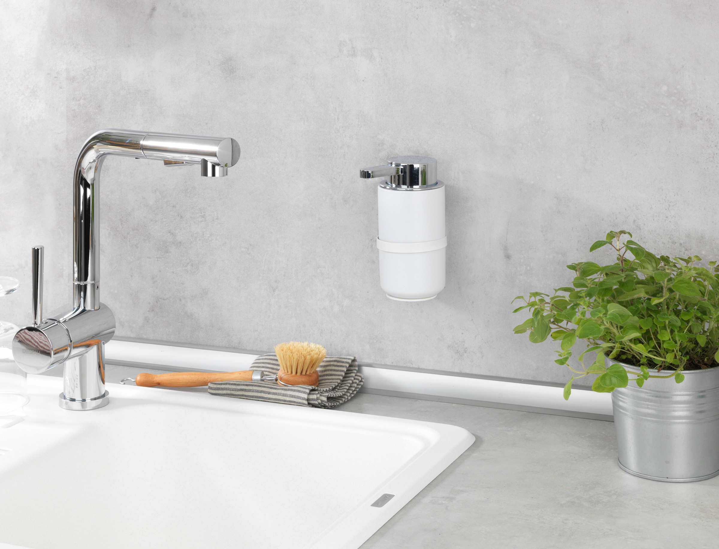 WENKO Seifenspender »Woya« Weiß, Keramik, 250 ml