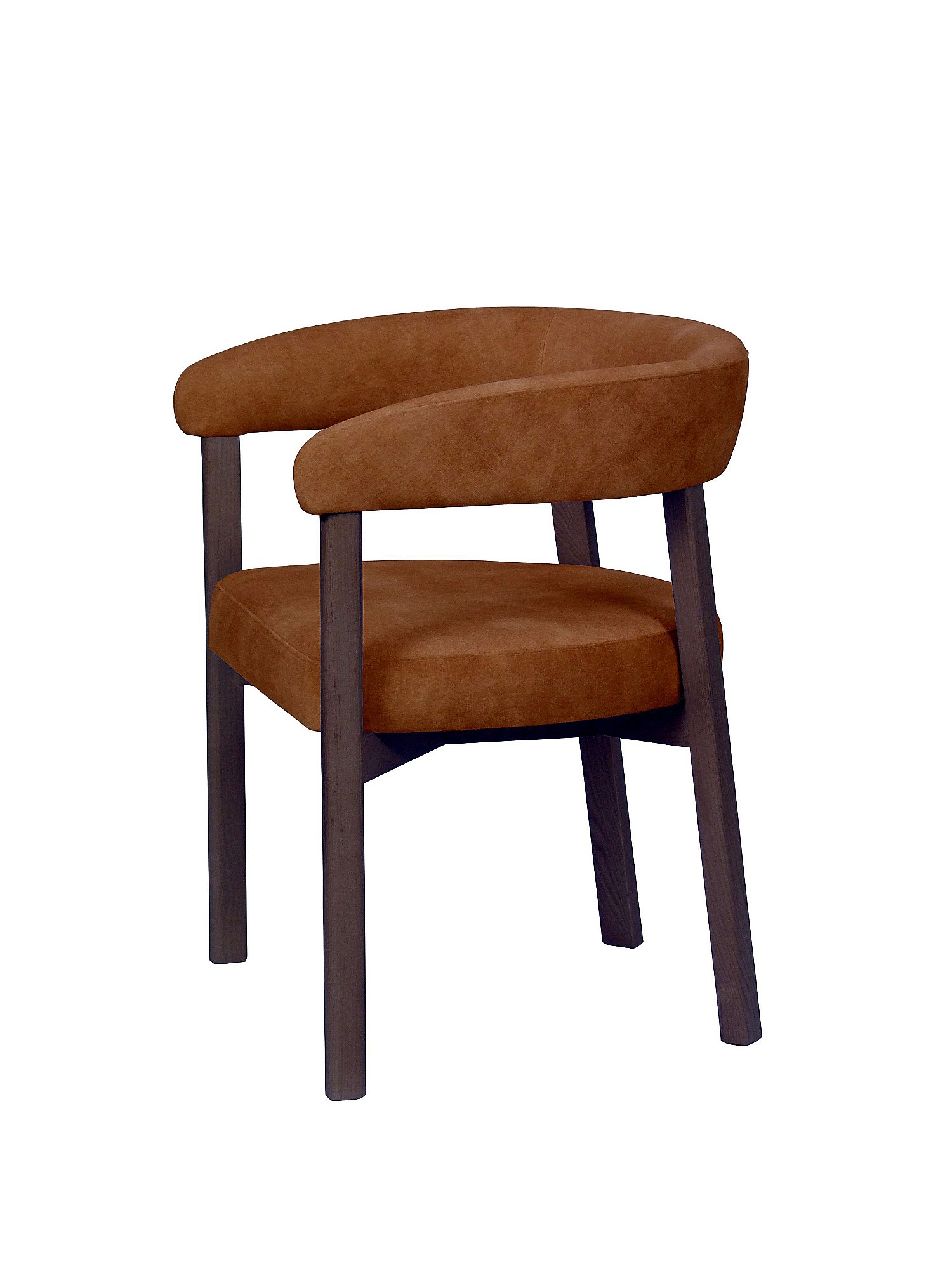 Home affaire Armlehnstuhl »NUVOLA Stuhl,Armstuhl,Made in Italy,Massivholz,Samt,24 Farbvarianten« () 1 Stk.Wohn-Arbeitszimmer,Leseecke,schmutzabweisenderVelours mit Wolkeneffekt