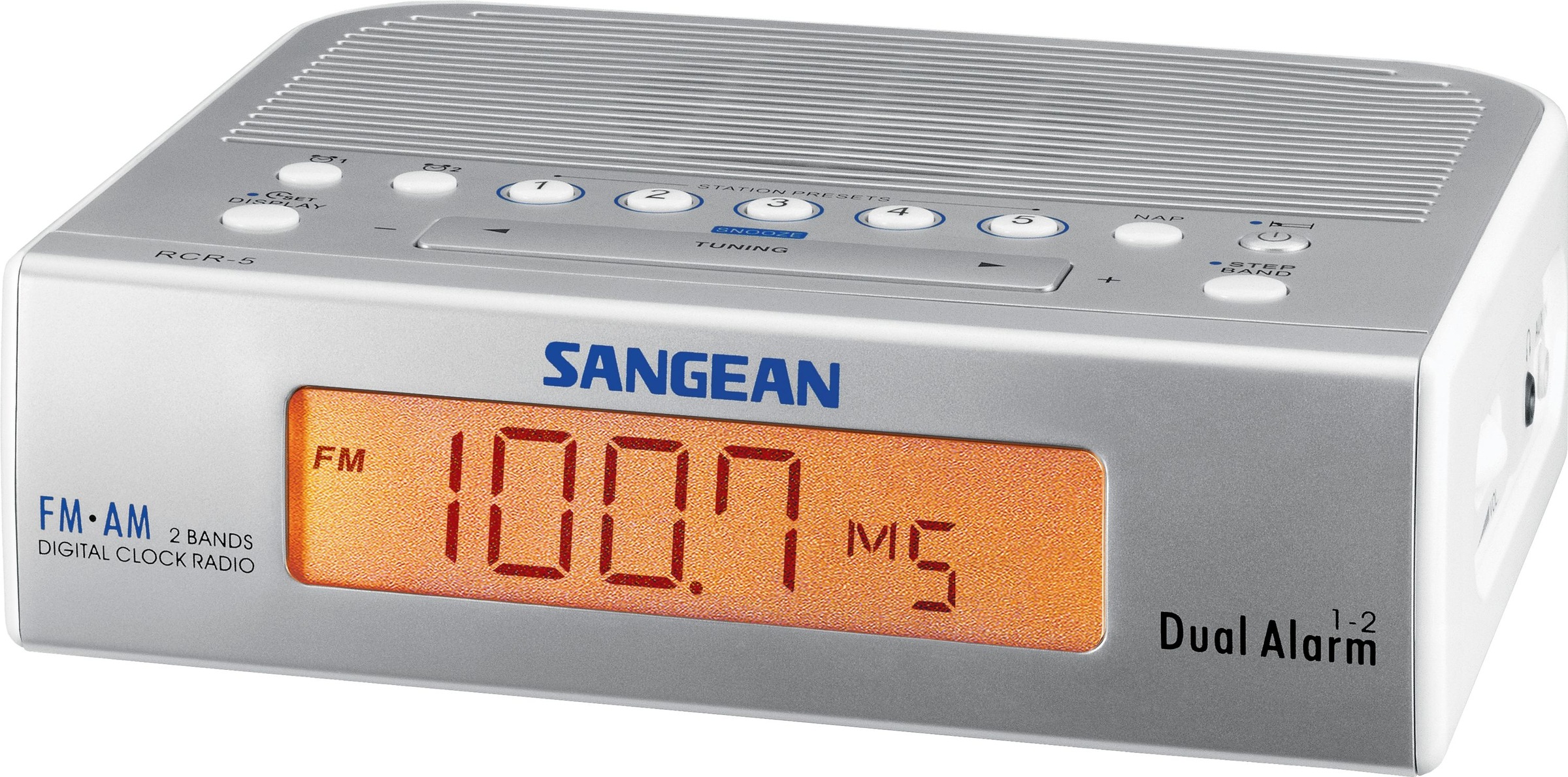 Sangean Uhrenradio »Atomic 05«, (AM-Tuner-FM-Tuner)