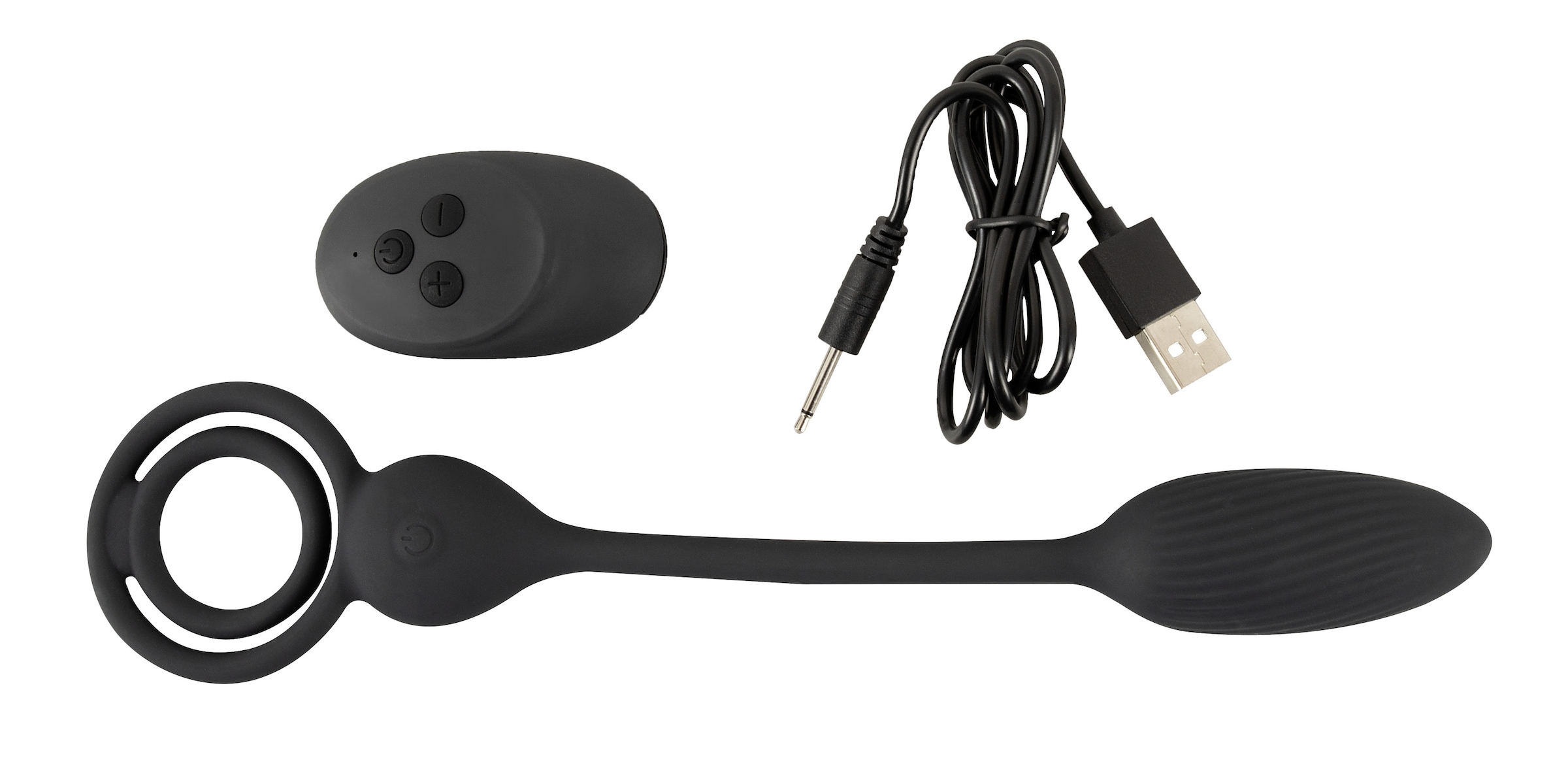 REBEL Anal-Stimulator »Vibro-Analplug Rings with a RC B-Plug« ()