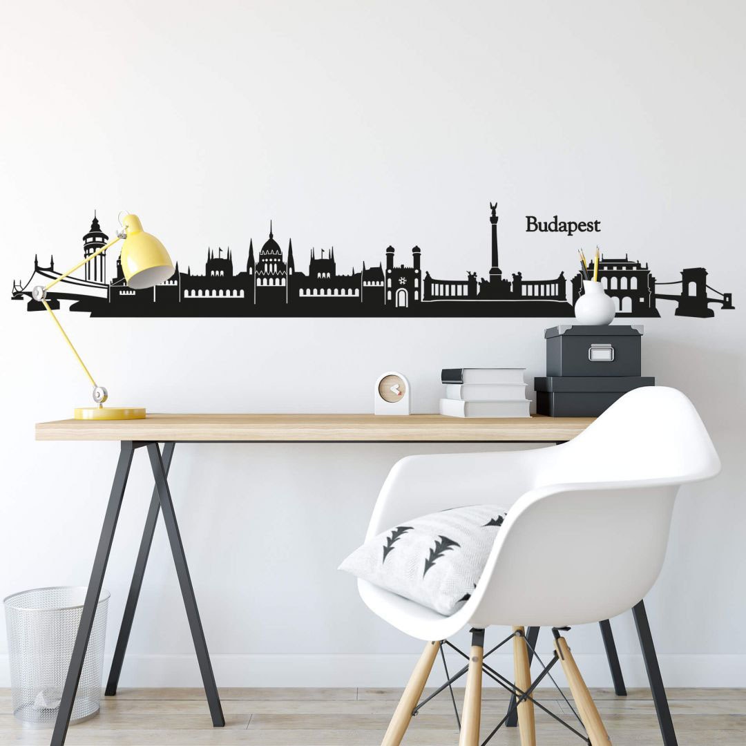 Wall-Art Wandtattoo »Stadt Skyline Budapest St.) 120cm«, Rechnung kaufen (1 auf