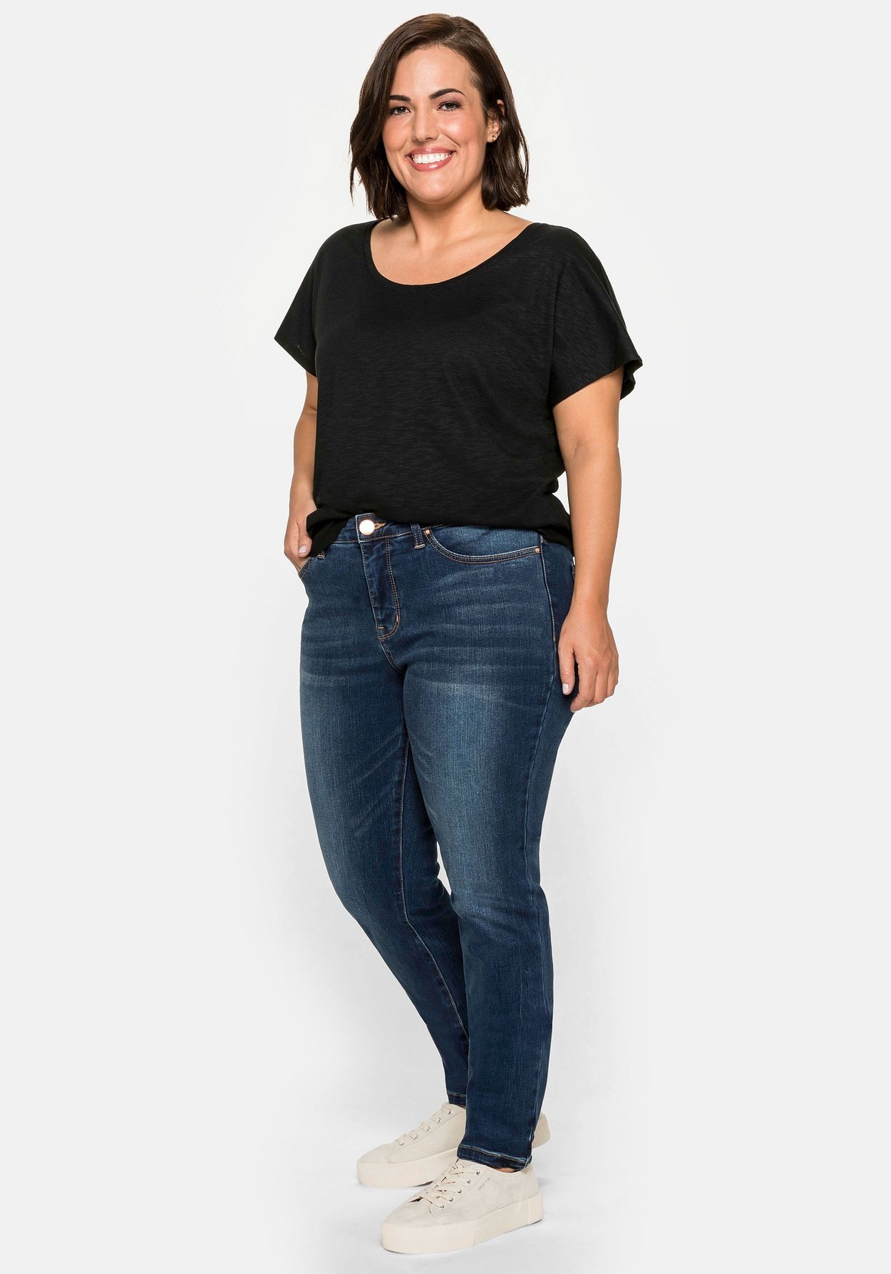 Sheego Stretch-Jeans »Jeans Skinny mit Bodyforming-Effekt«