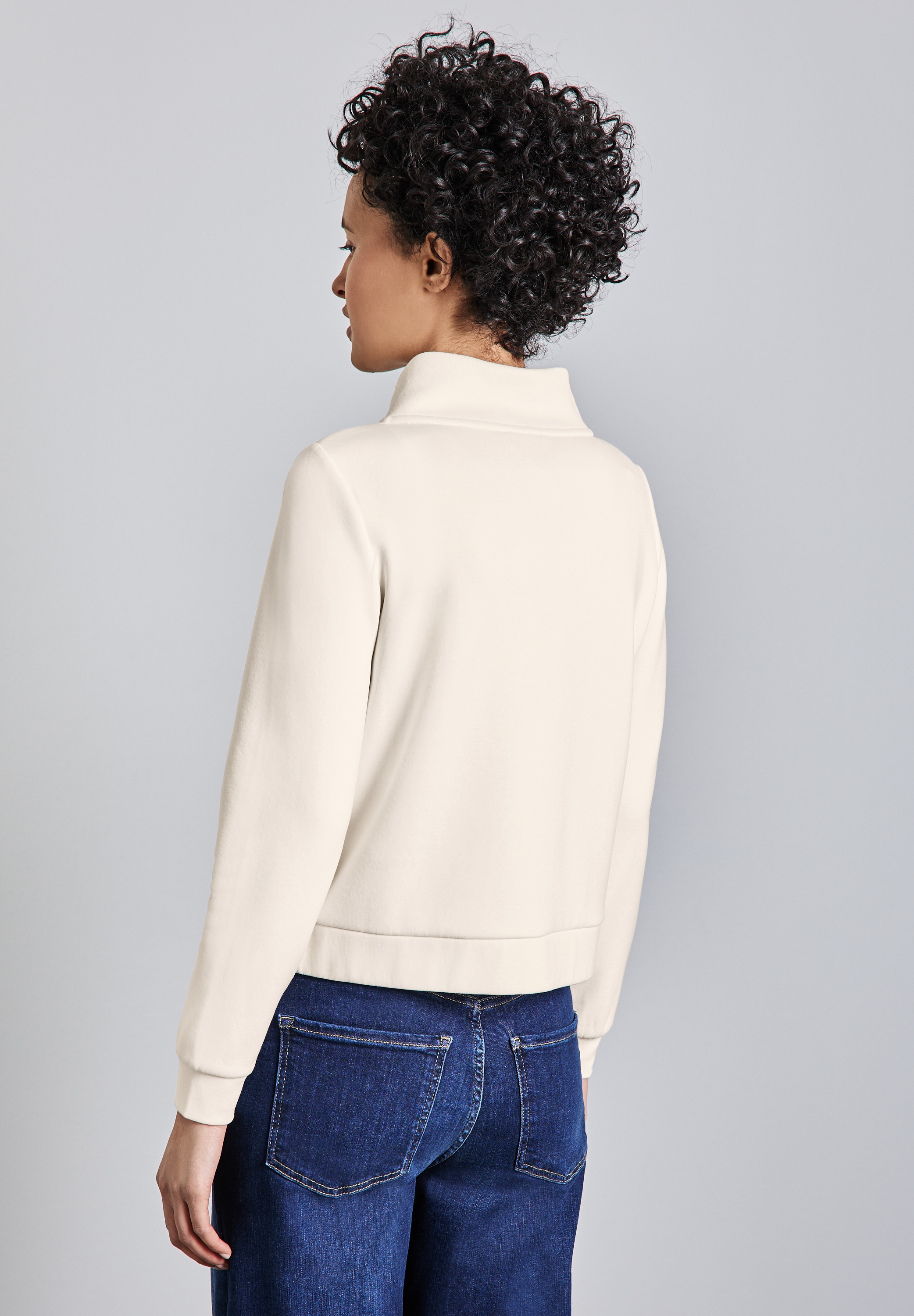 STREET ONE Sweatjacke, mit Tunnelzug