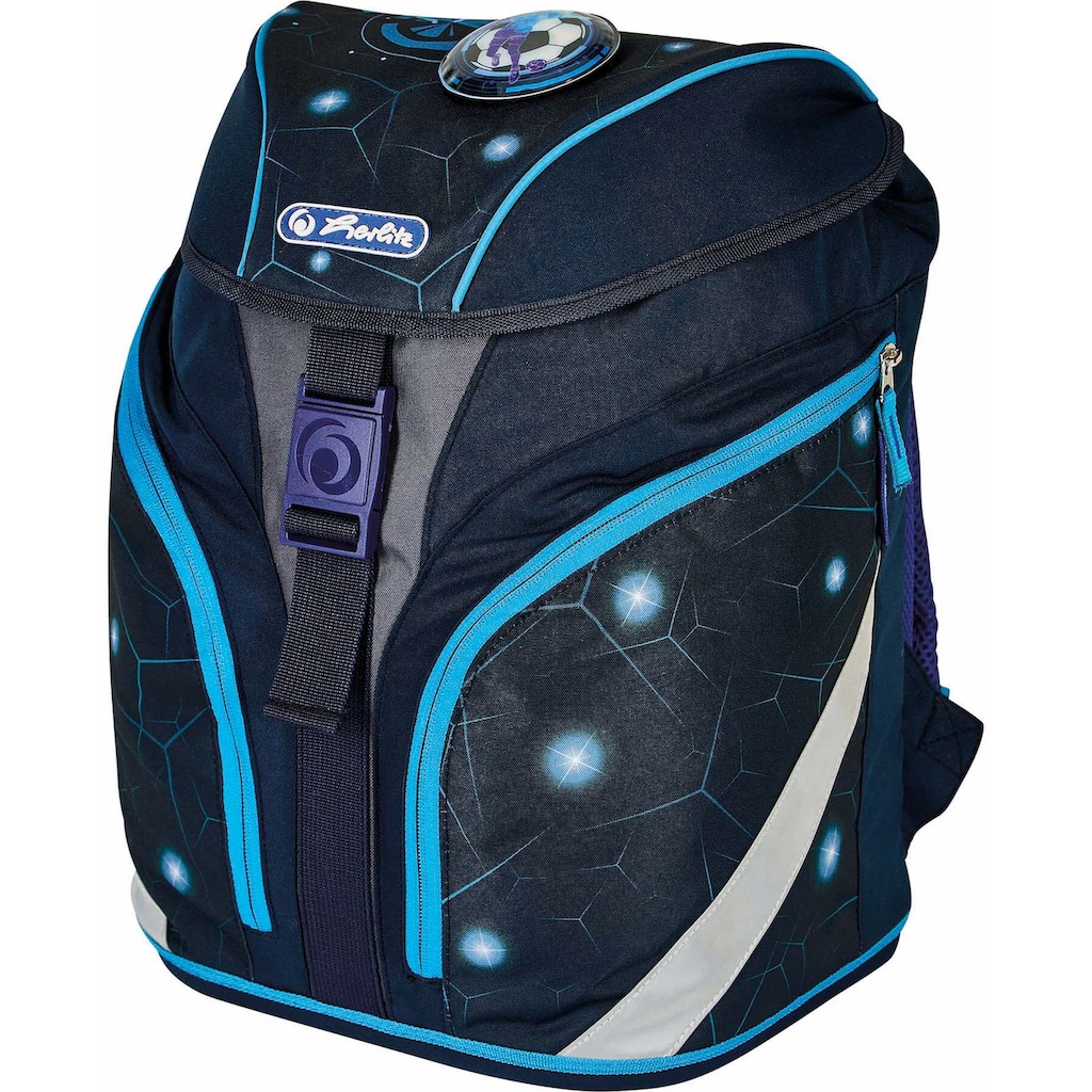 Herlitz Schulrucksack »SoftLight Plus, Space Boy«, Reflektoren-Floureszierende Flächen