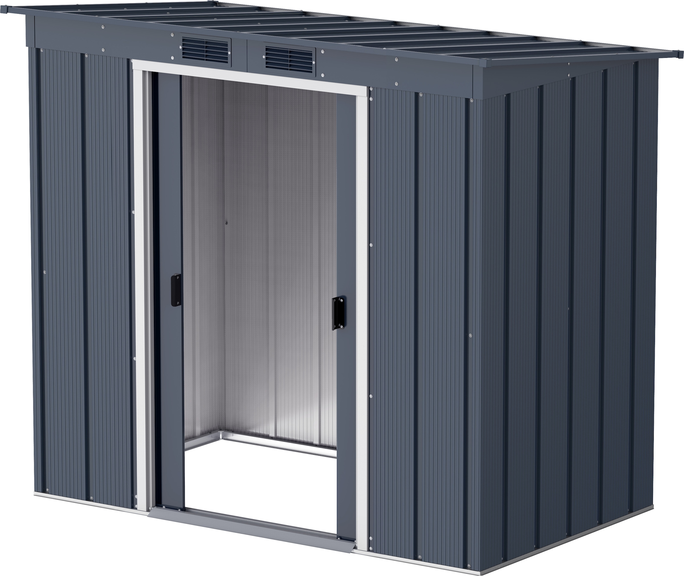 VCM Gartenhaus »Metall Gerätehaus 203x113 Gartenhaus Schiebetür«