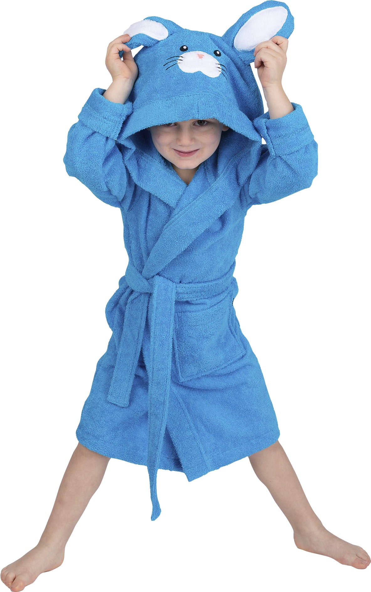 Mädchen fashion niedlicher Kinderbademantel Kapuze (1 Jungen, »8024«, St.), & kaufen online für Wewo mit