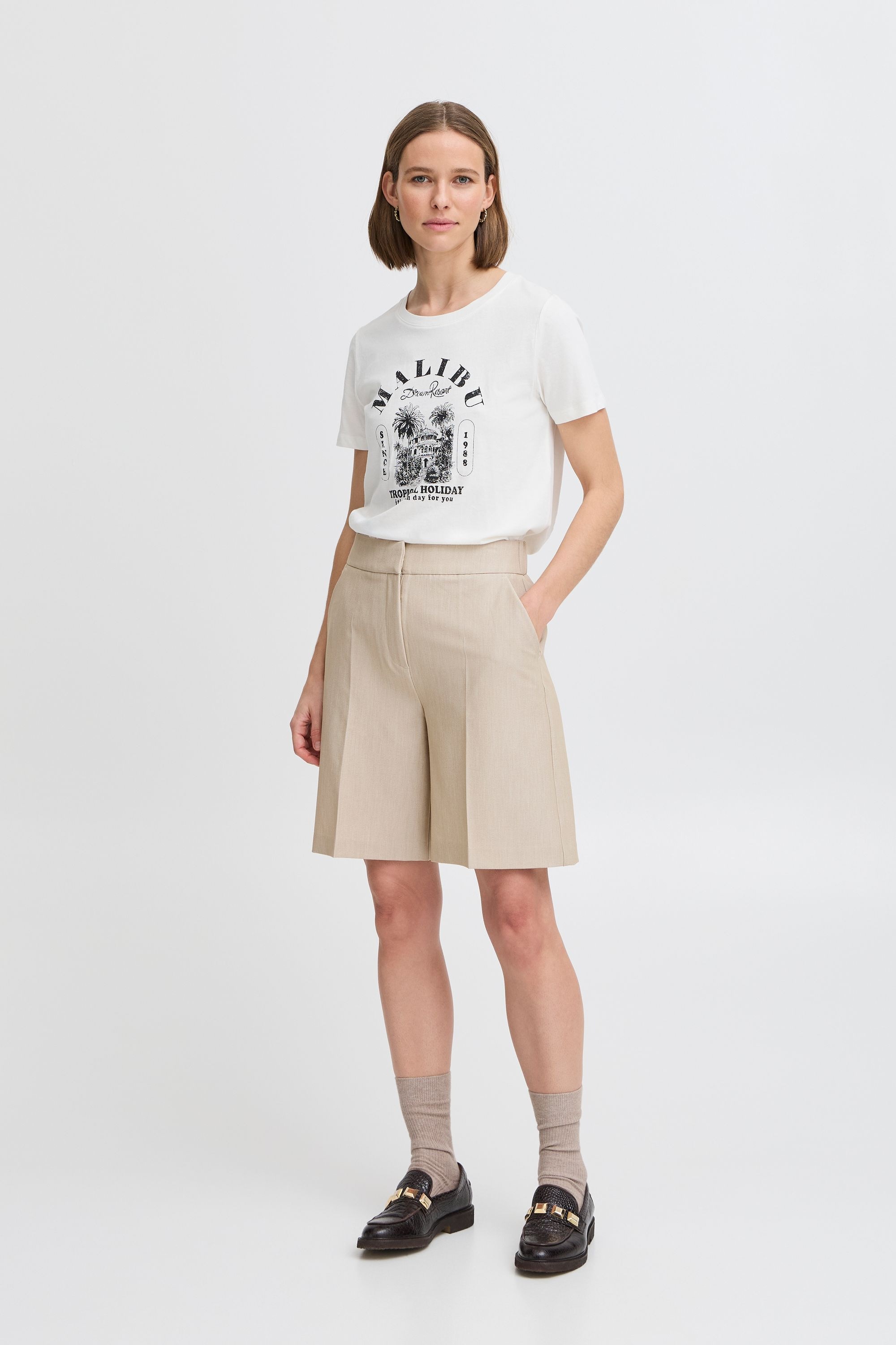 b.young Rundhalsshirt »Rundhalsshirt BYSOBBE«