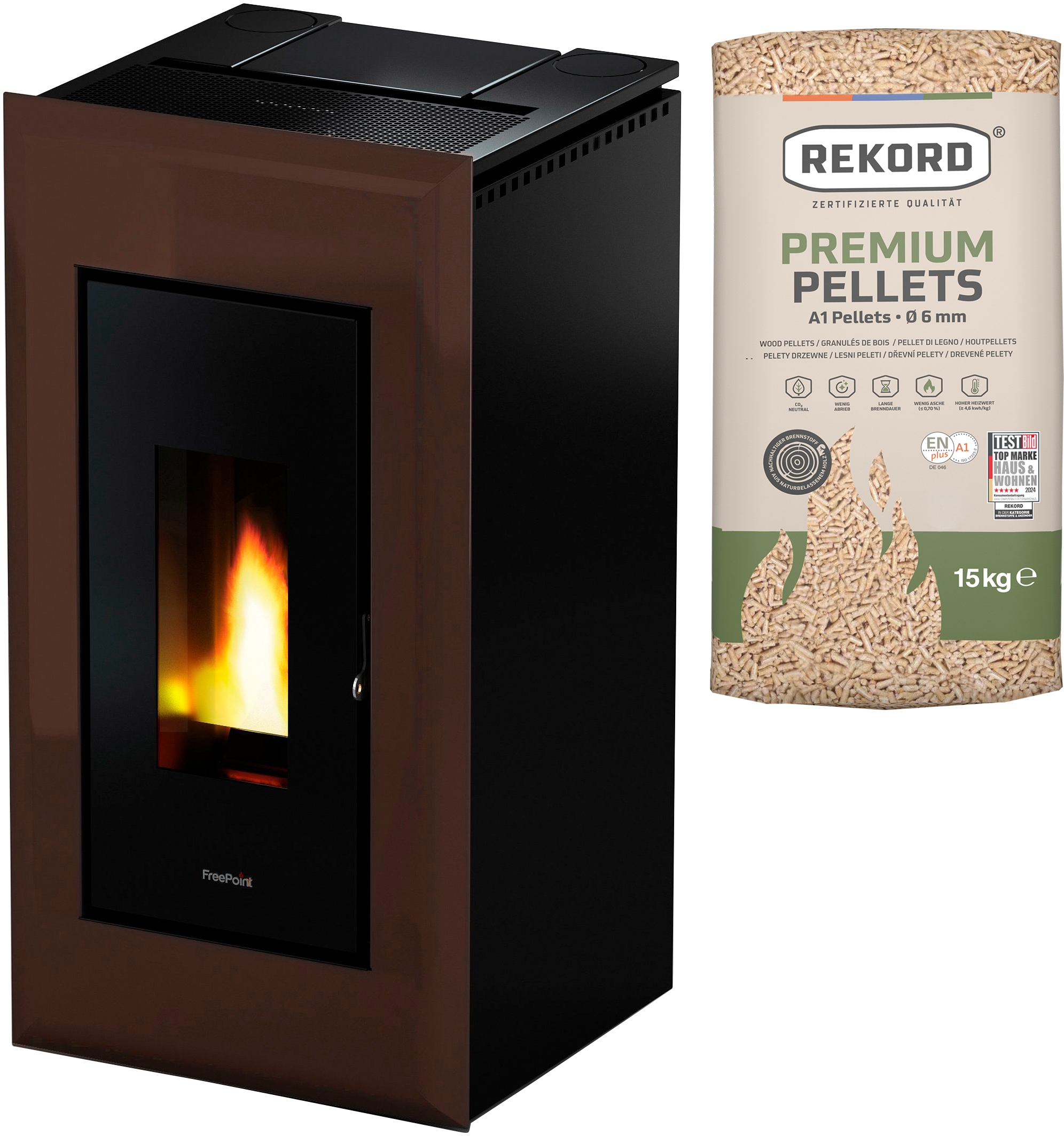 Freepoint Pelletofen »Vega airtight«, 352 W, 230 V