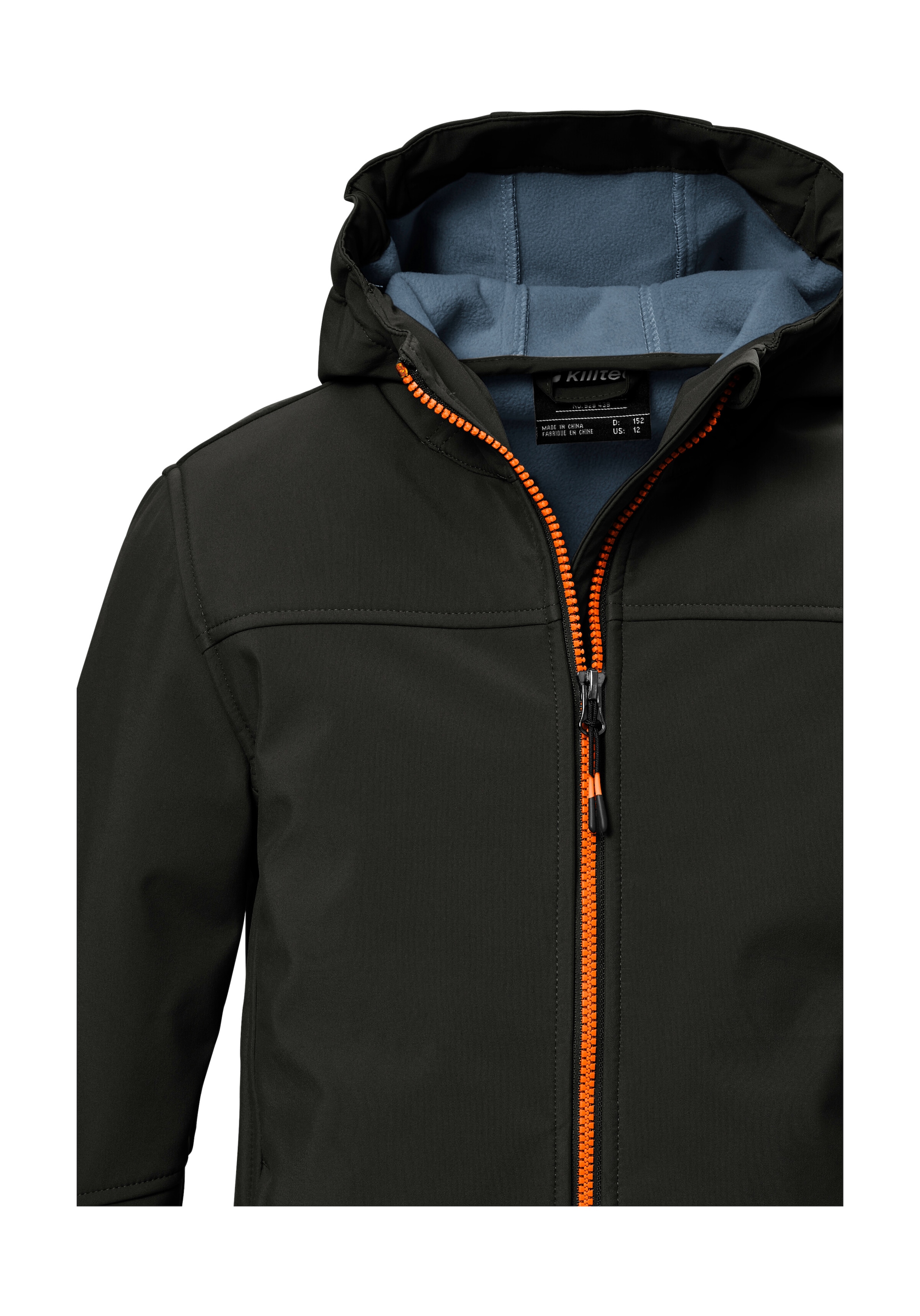 Killtec Softshelljacke »KOW 366 BYS SFTSHLL JCKT«, Wasserabweisende Softshelljacke mit Fleece, Kapuze und Reflektoren