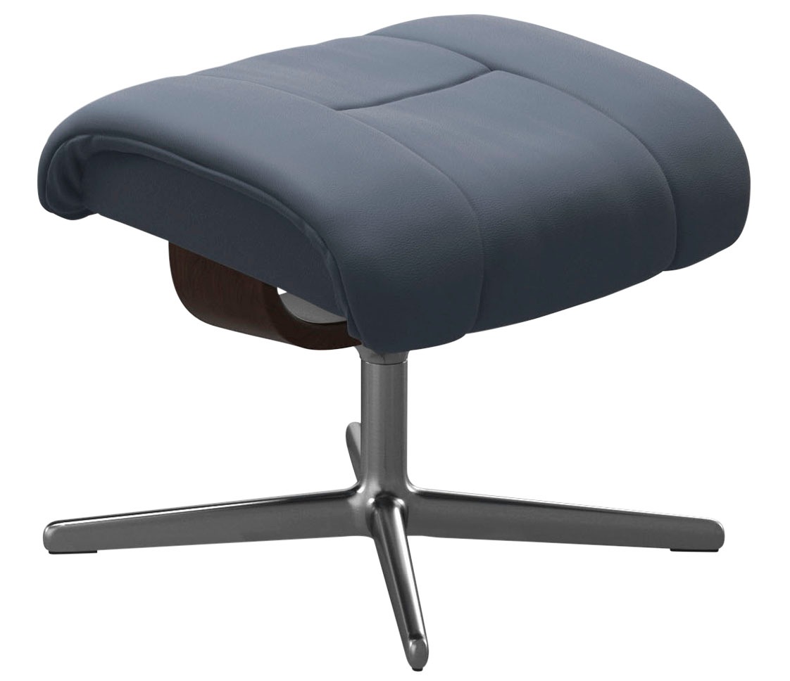 Stressless® Fußhocker »Reno«, mit Cross Base, Größe S, M & L, Holzakzent Braun