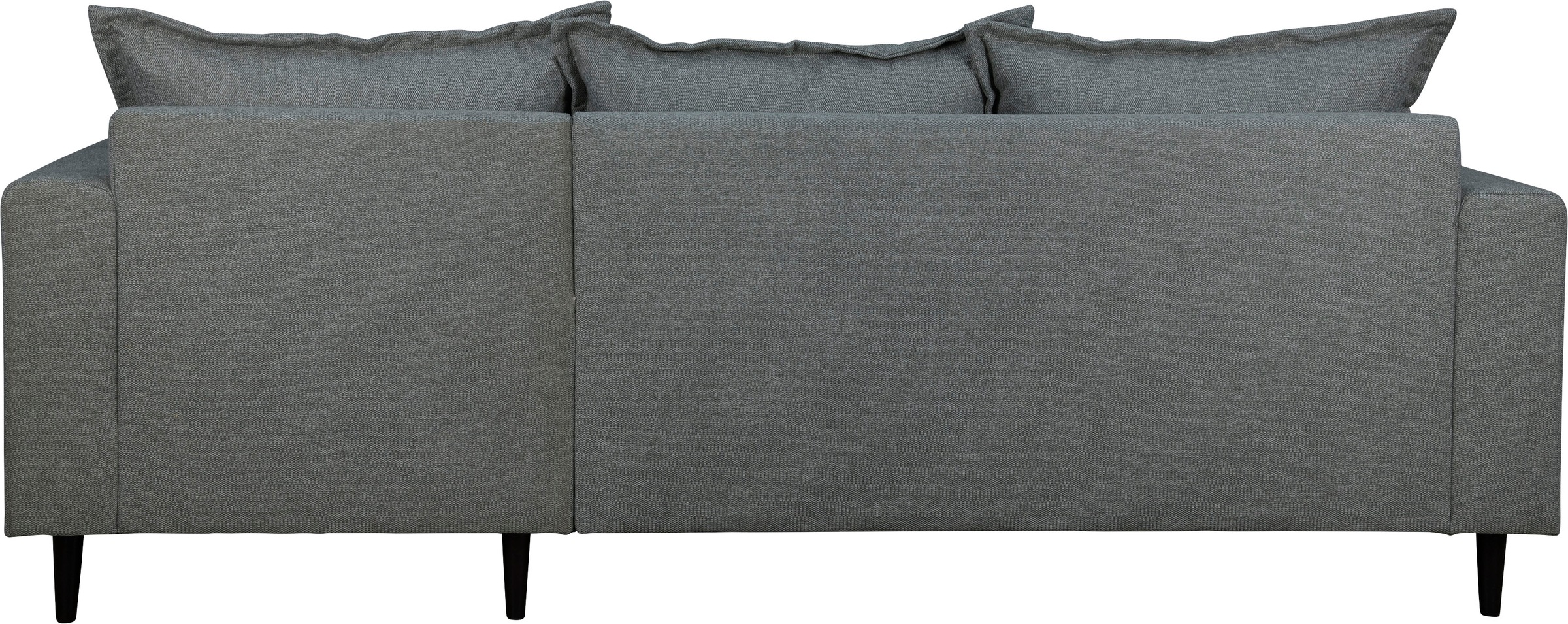 Home affaire Ecksofa »VEYRAS L-Form, hoher Sitzkomfort, Maße B/T/H: 230/150/76 cm«, mit Wellenunterfederung, incl. Rückenkissen und Zierkissen