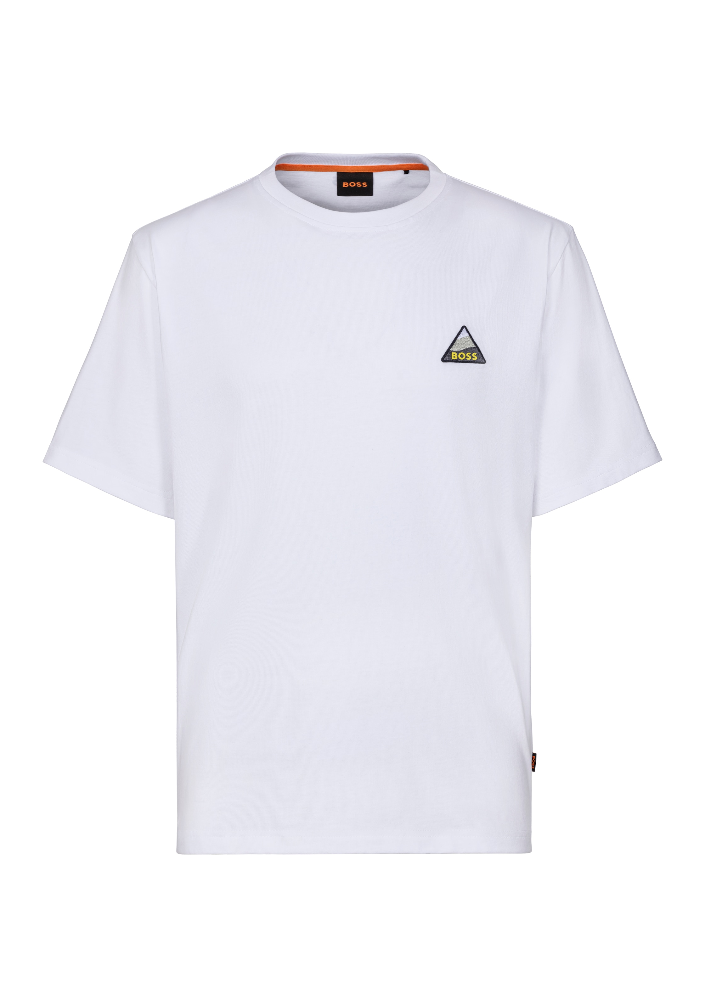 BOSS ORANGE T-Shirt »Te_fishpatch«, mit Logo-Aufnäher