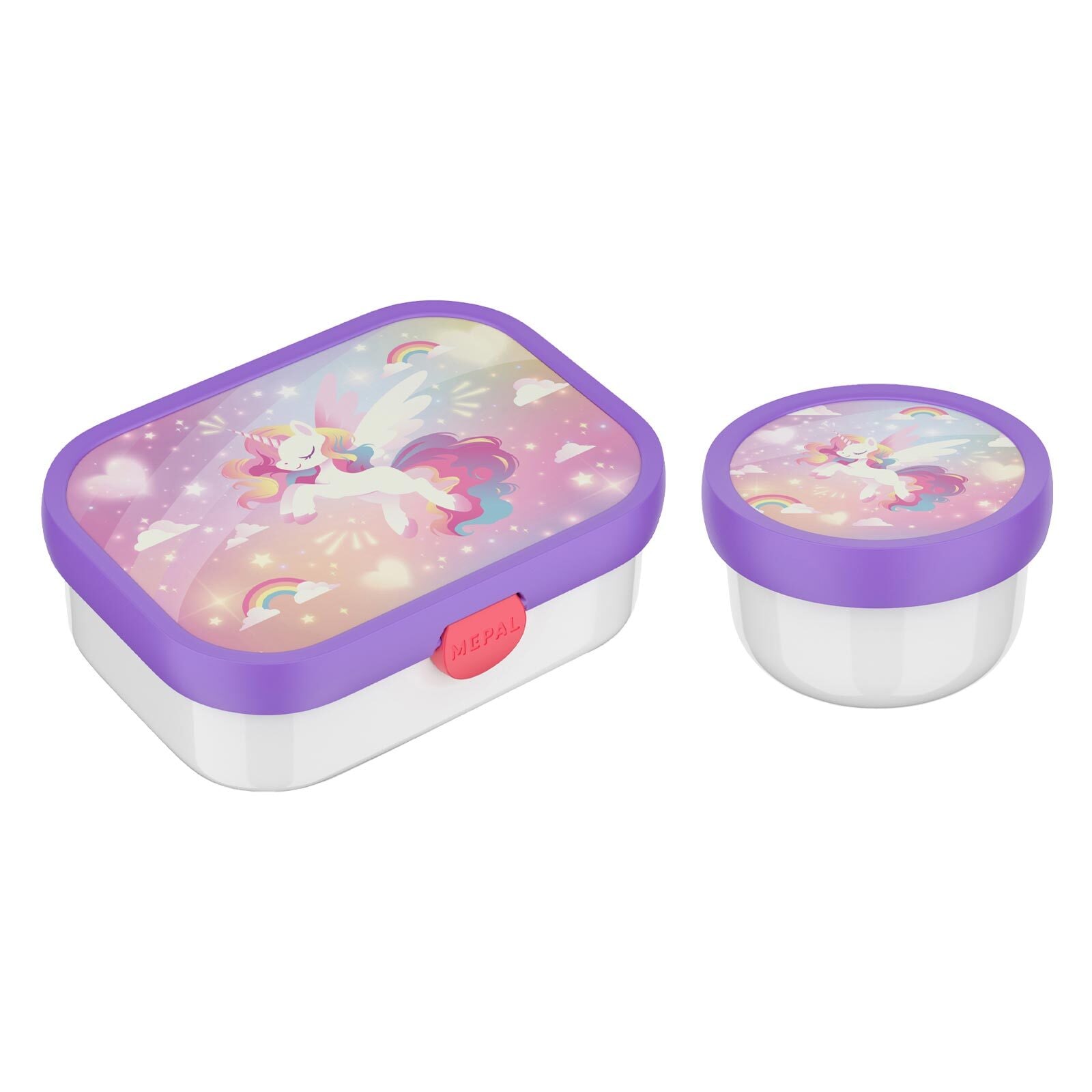Mepal Lunchbox »Obst- und Bentobox Campus (2025) 300 & 750 ml 2er Set« Spülmaschinengeeignet