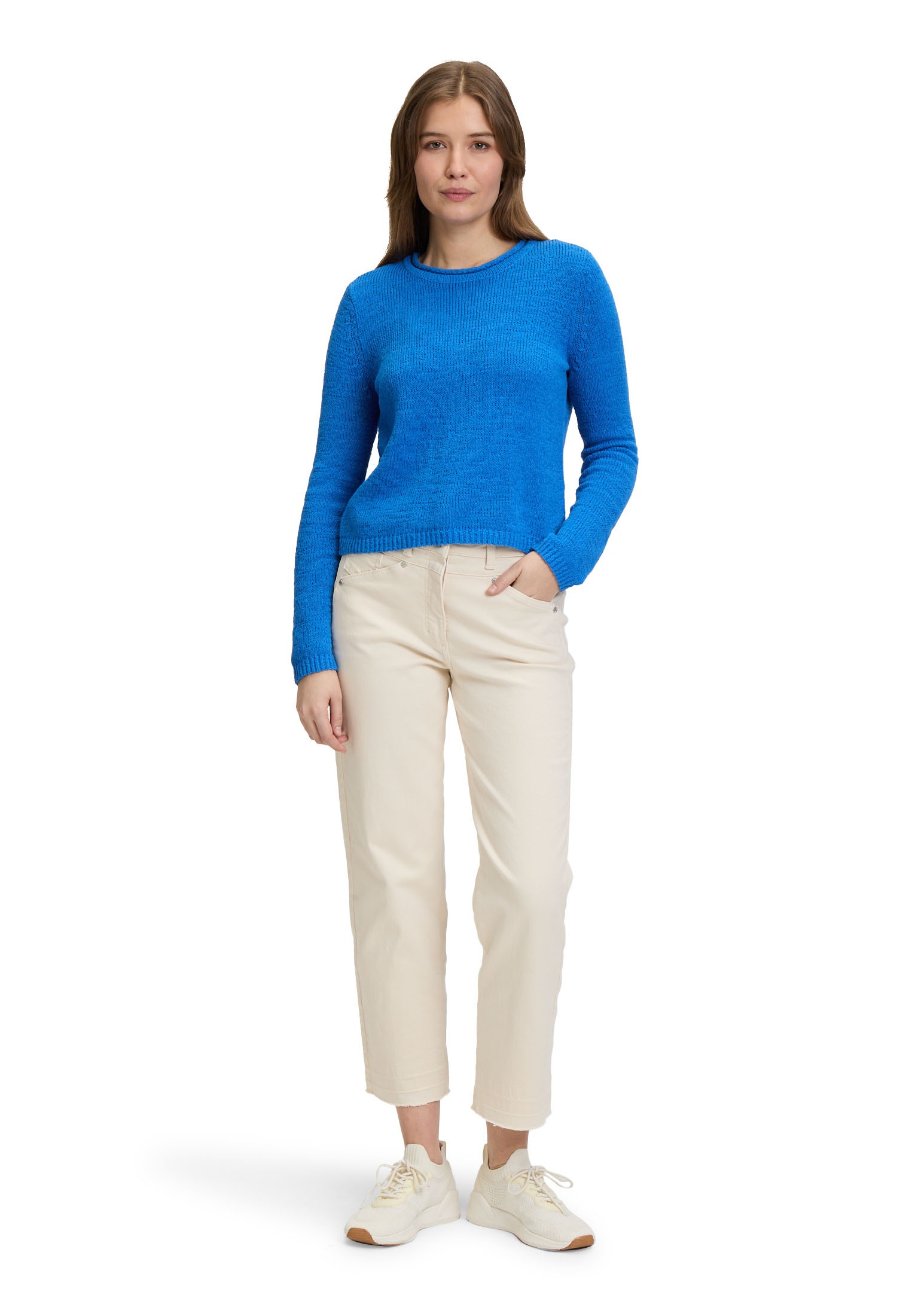 Betty Barclay Rundhalspullover »Grobstrick-Pullover mit Effektgarn«