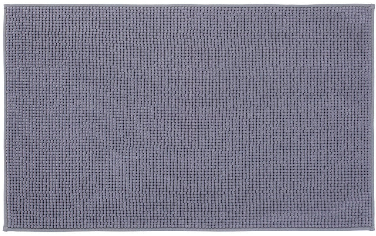 Gözze Badematte »Chenille« Höhe 15 mm rutschhemmend beschichtet fußbodenheizungsgeeignet Badteppich, Uni Farben, besonders weich durch Microfaser, waschbar