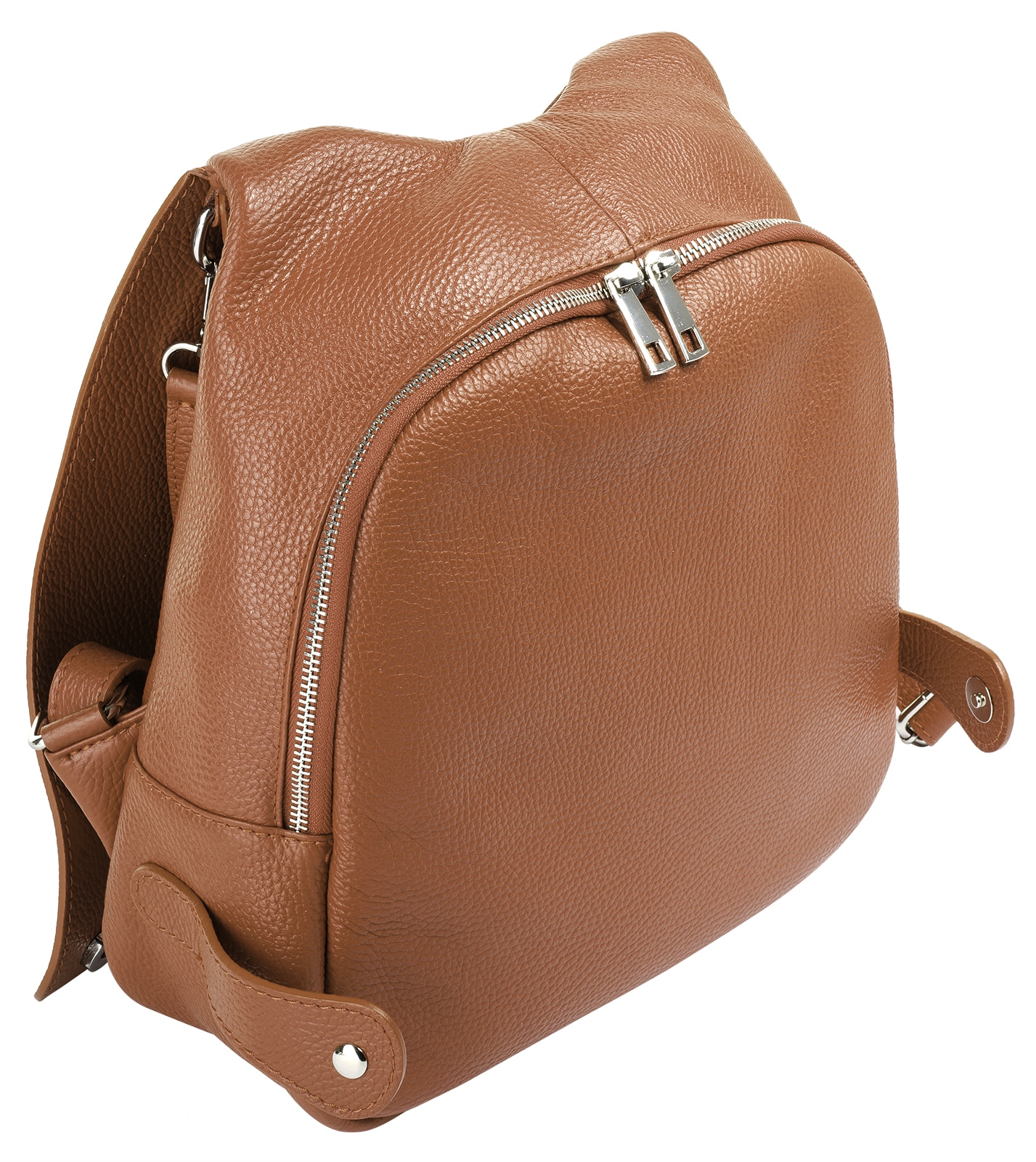 Cluty Cityrucksack, echt Leder, Made in Italy