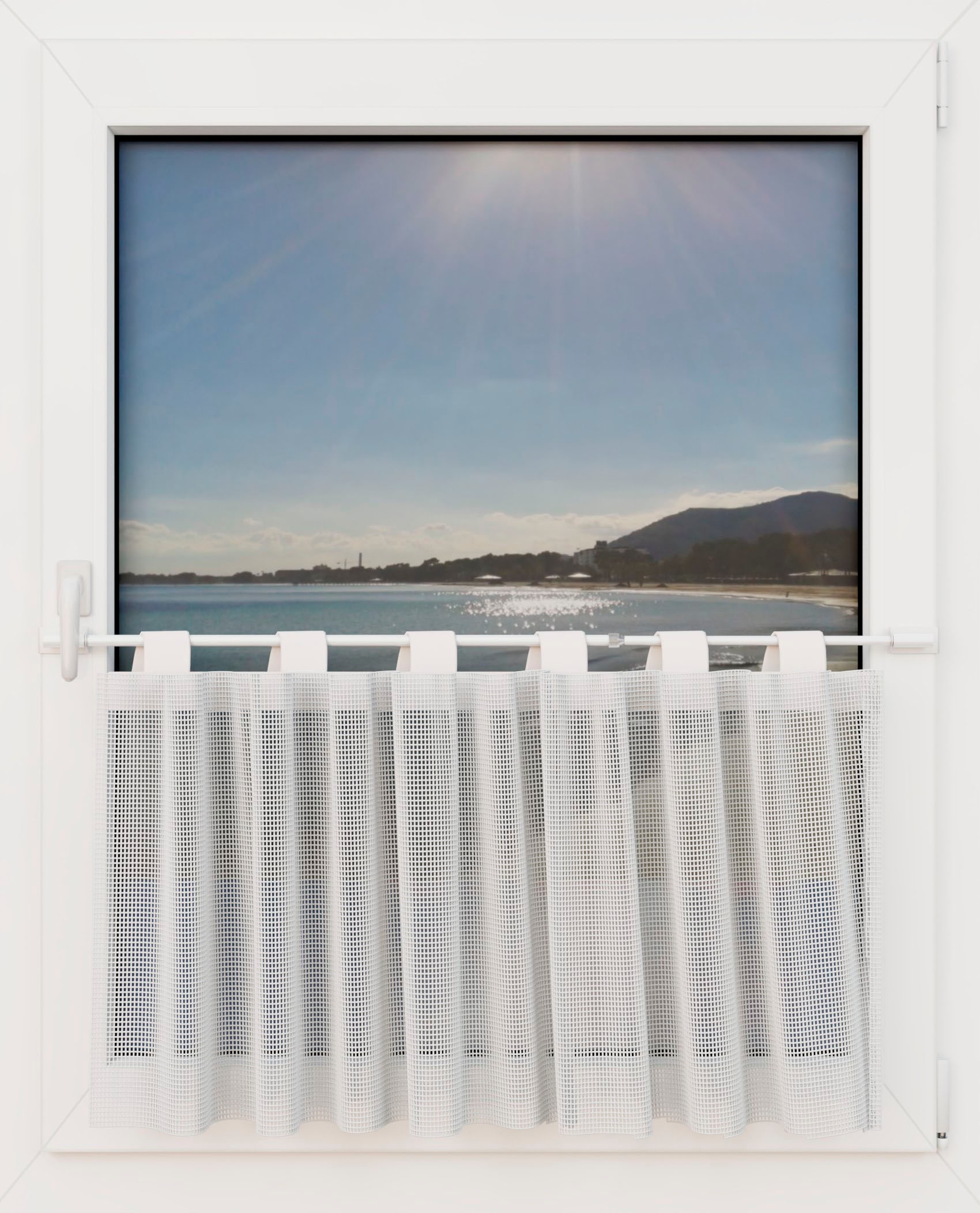 indeko Scheibenstange »Twist« Ø 9 mm 1 läufig-läufig ausziehbar stufenlos verstellbare Klemmstange bzw. Spannstange