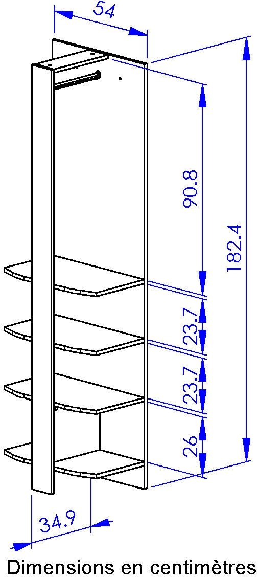 Gami Garderobenschrank »AURIOL« Garderobenschrank