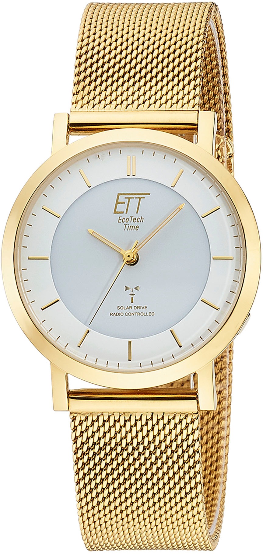 ETT Funkuhr »Atacama«, (Set, 2 tlg., mit Wechselband), Armbanduhr, Damenuhr, Solar, Geschenkidee