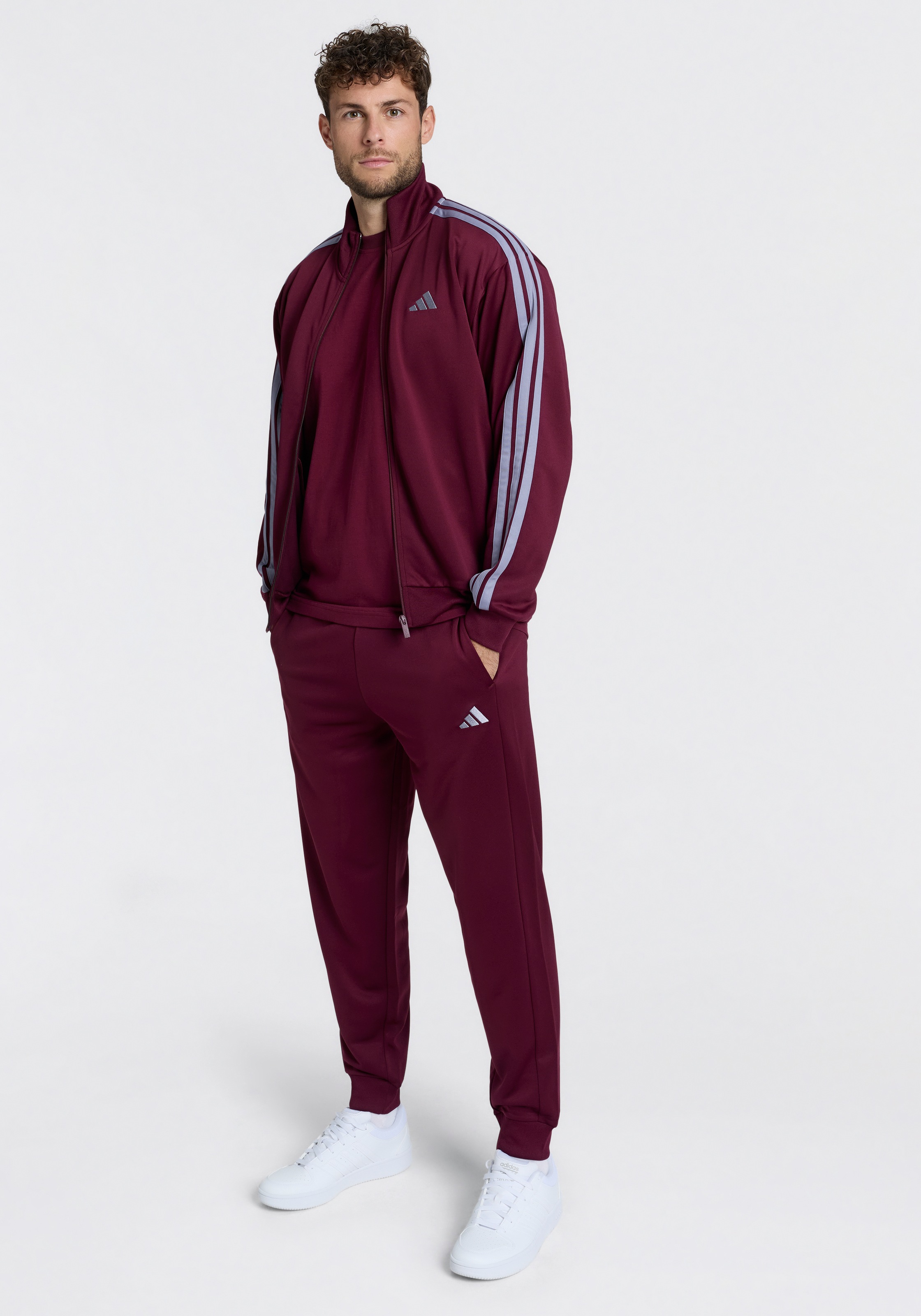 adidas Sportswear Trainingsanzug »3-STREIFEN FRENCH TERRY« 2