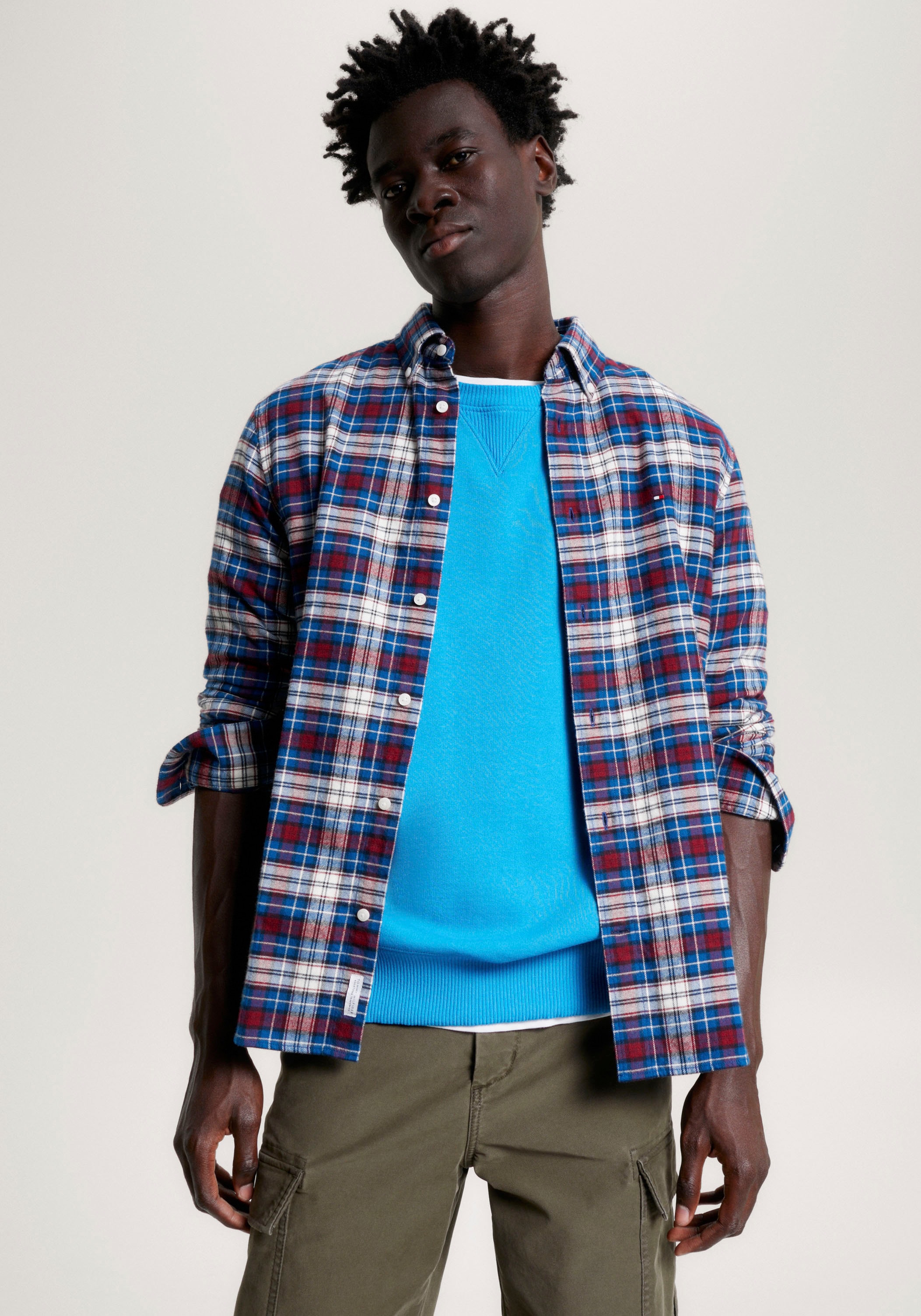 Karohemd »BRUSHED TOMMY TARTAN SMALL SHIRT«