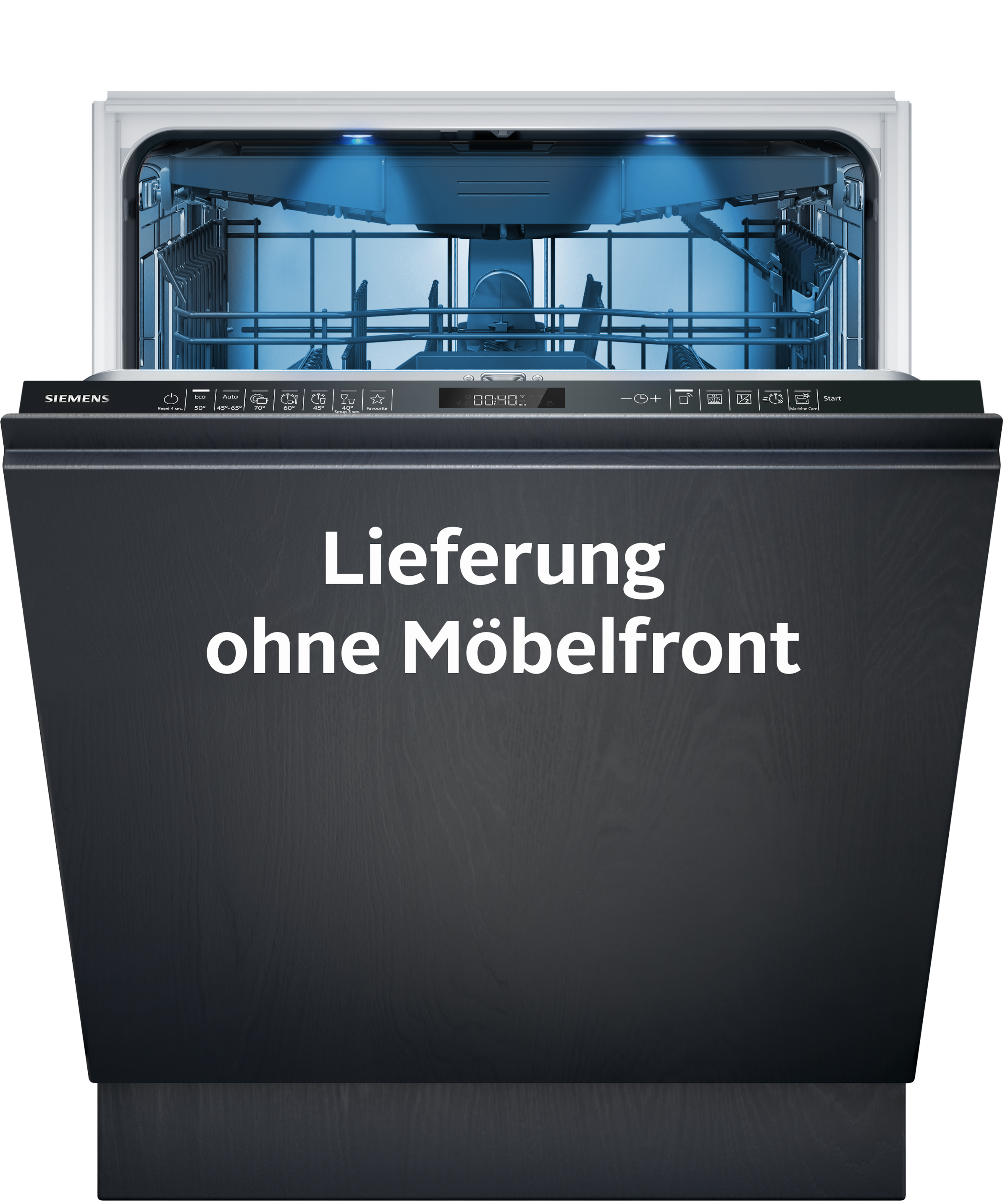 SIEMENS vollintegrierbarer Geschirrspüler iQ500 "SN65EX22CE" 14 tlg. Maßgedecke