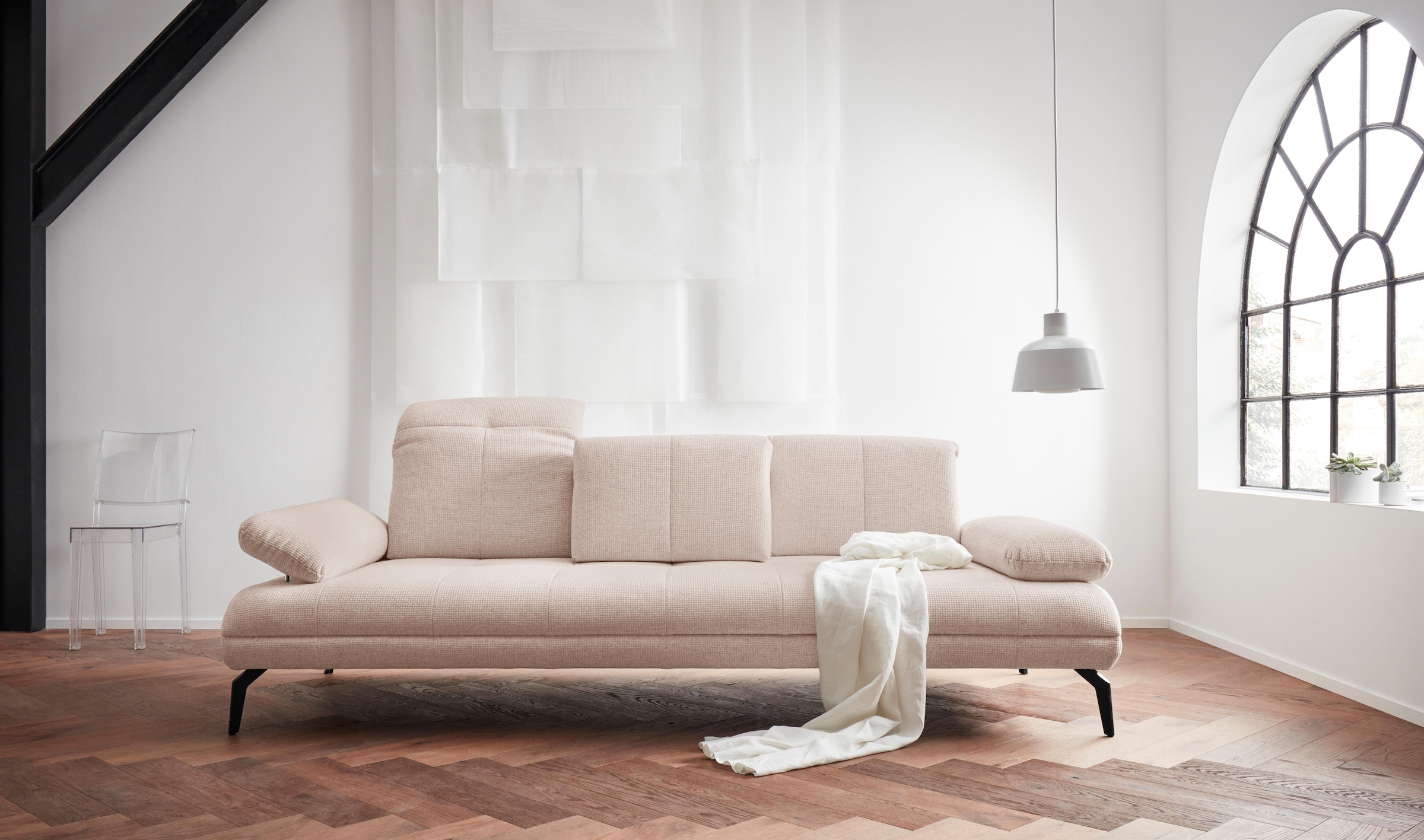 Home affaire 3-Sitzer »Stenlille Multifunktionssofa, bequem« incl. Sitztiefen-, Kopfteil- und Armteilverstellung