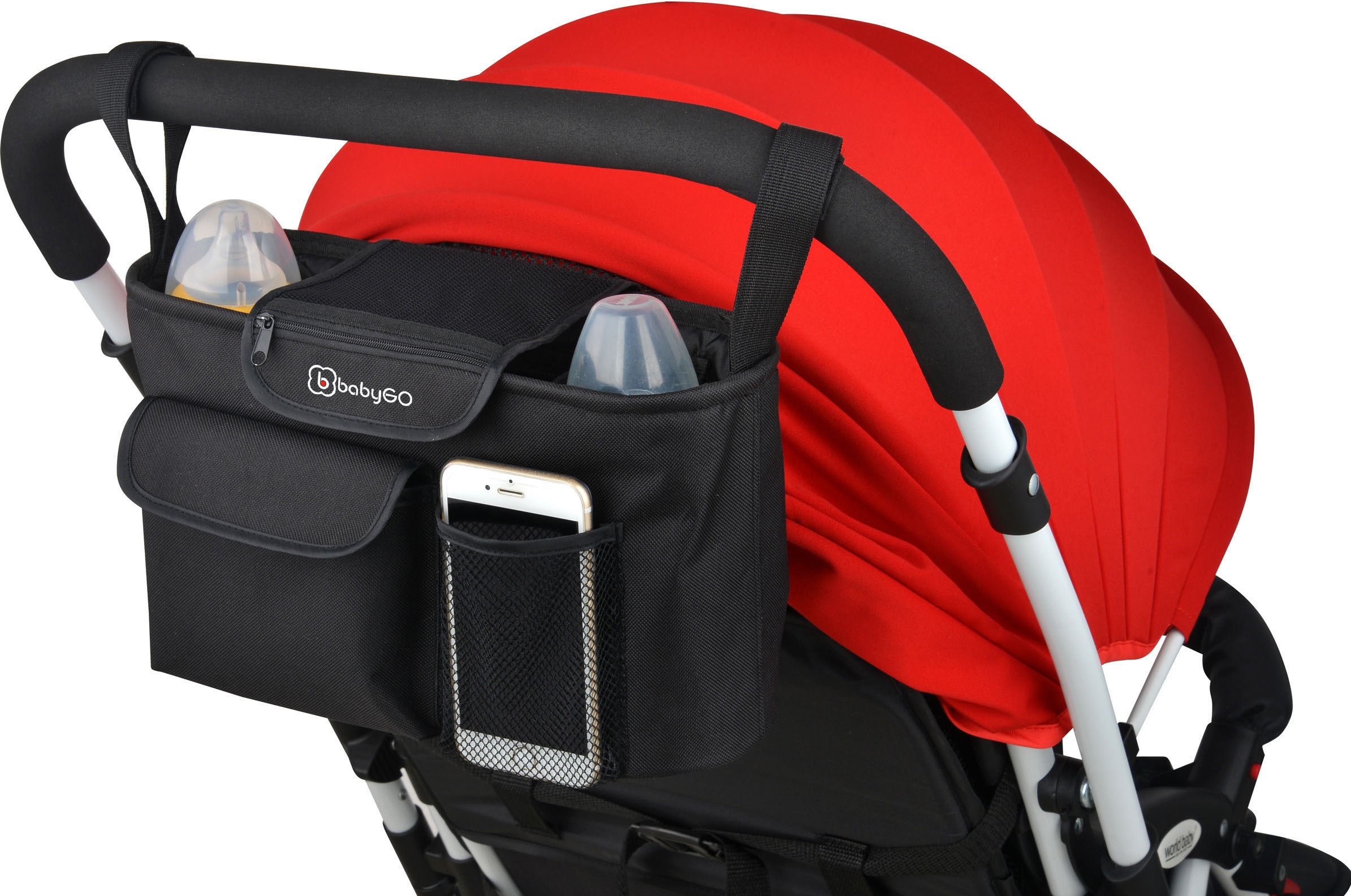 BabyGo Kinderwagen-Tasche »Kinderwagen Organizer«, für Kinderwagen, Sportwagen, Buggy