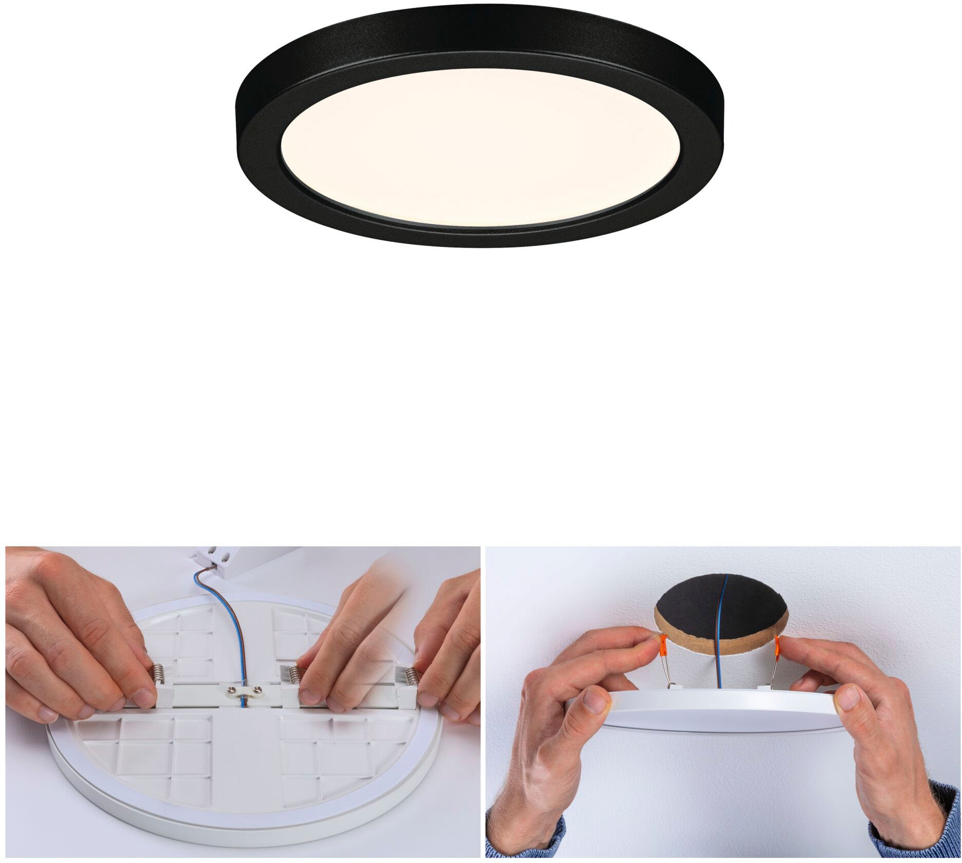 Paulmann LED Einbauleuchte »Areo« LED-Modul 1 Stk. Warmweiß LED Einbaupanel Areo VariFit IP44 rund 118mm 3000K