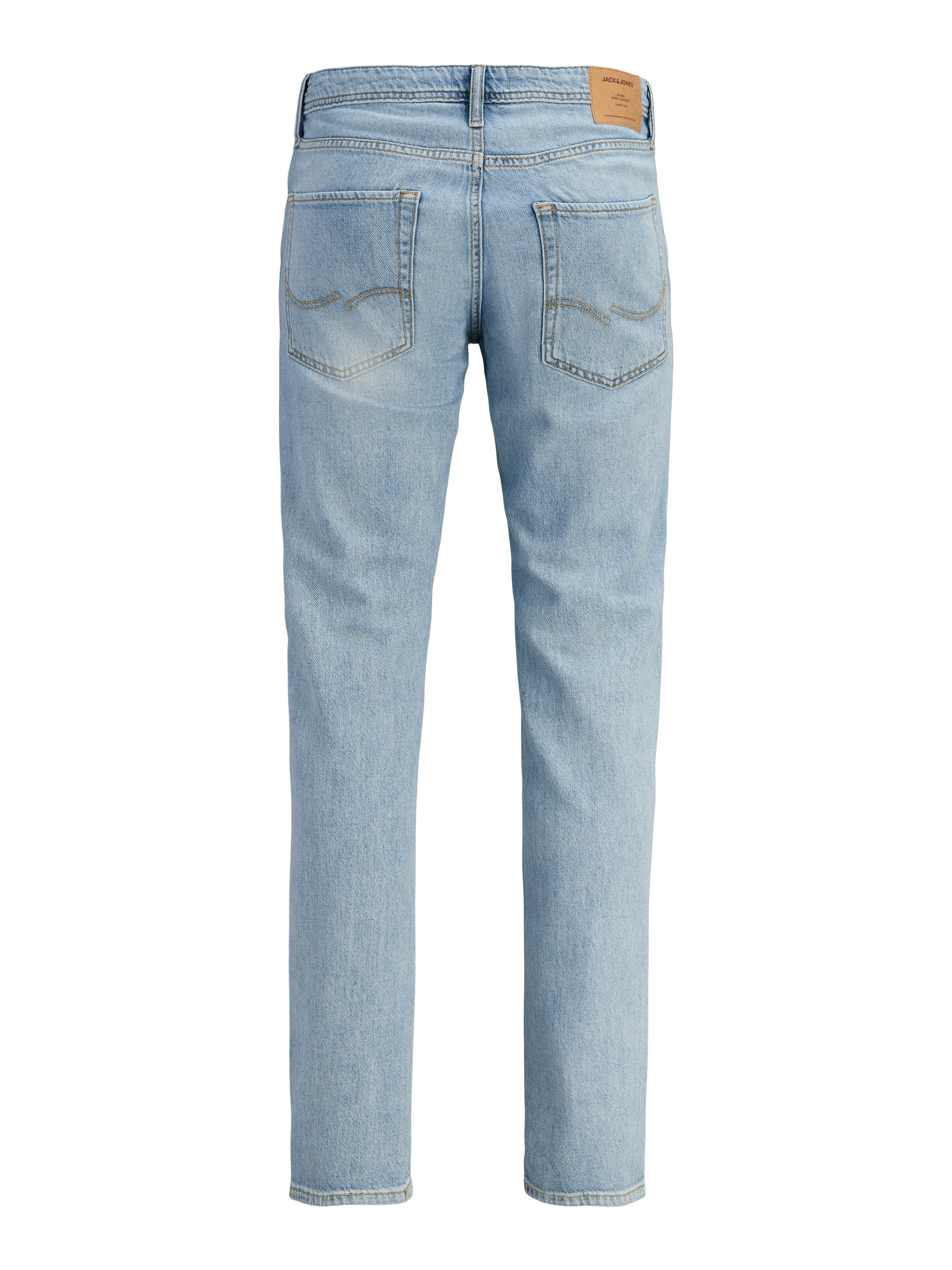 Jack & Jones Regular-fit-Jeans »JJICLARK im Used-Look, Stretchkomfort und niedrige Leibhöhe« Baumwollmischung, regular fit