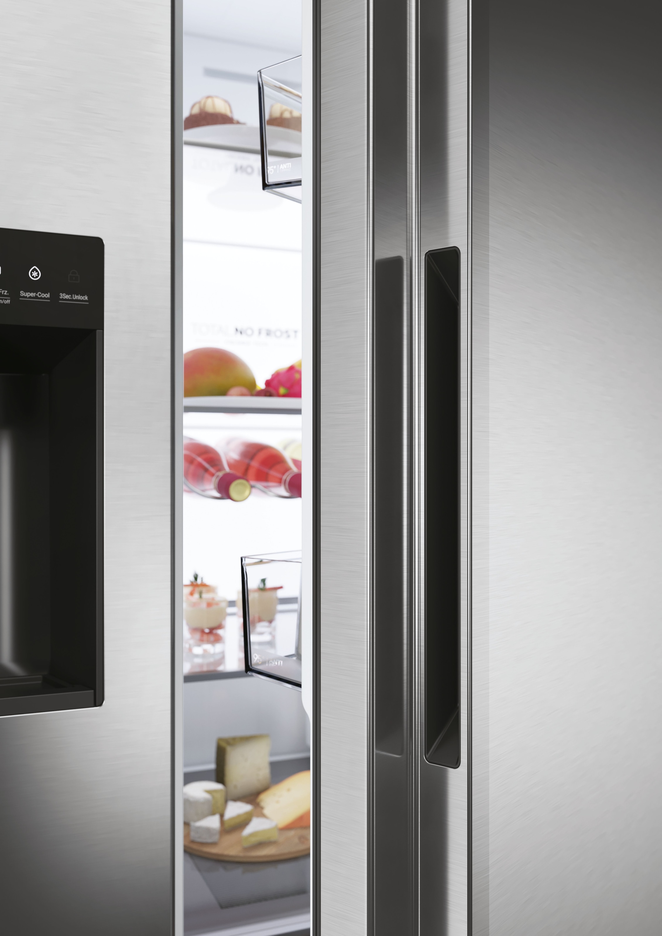 Haier Side-by-Side SBS SERIES 7 »HSW79F18CIMM«, Smart Home: Optionale Steuerung per App und Wi-Fi