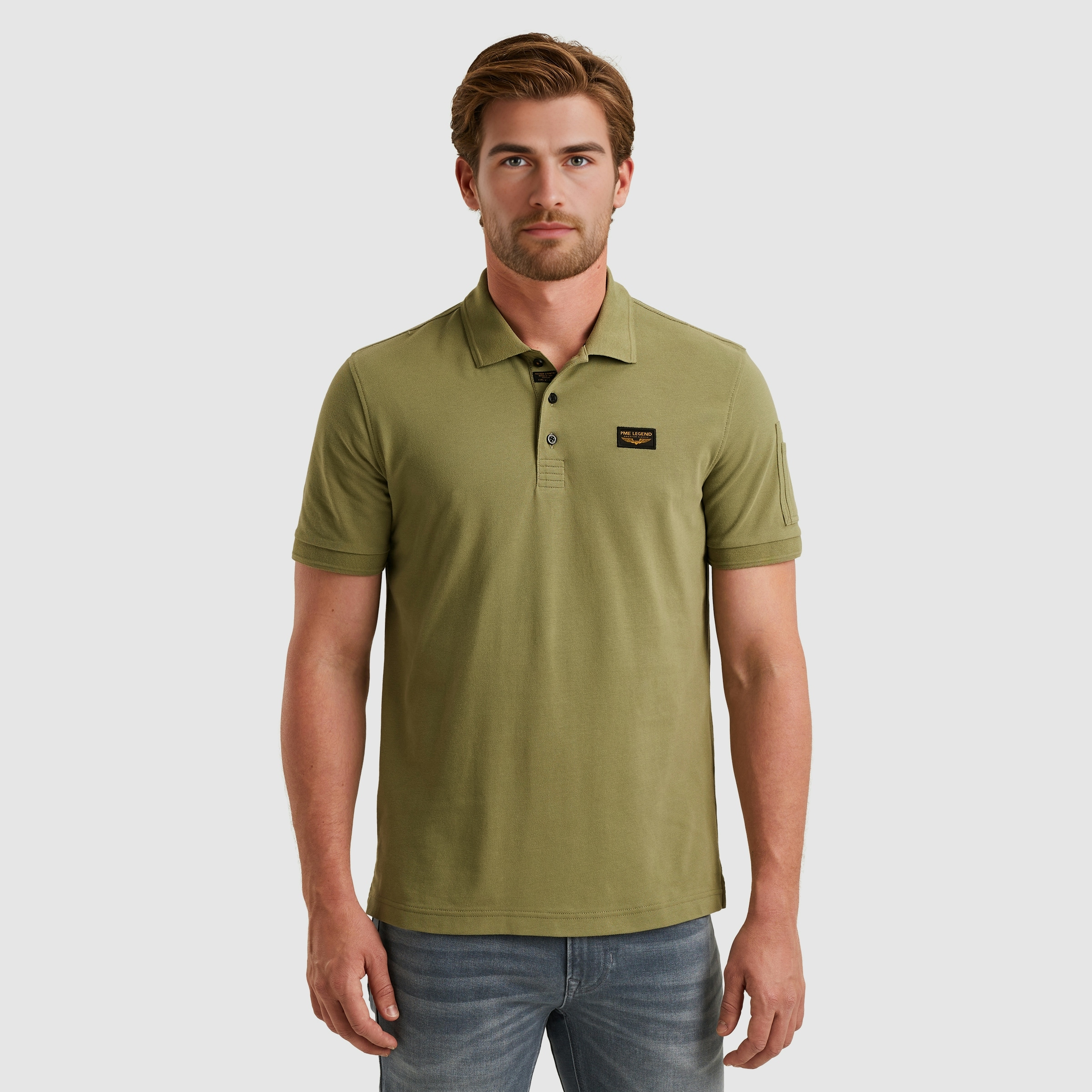 PME LEGEND Poloshirt mit Logostickerei