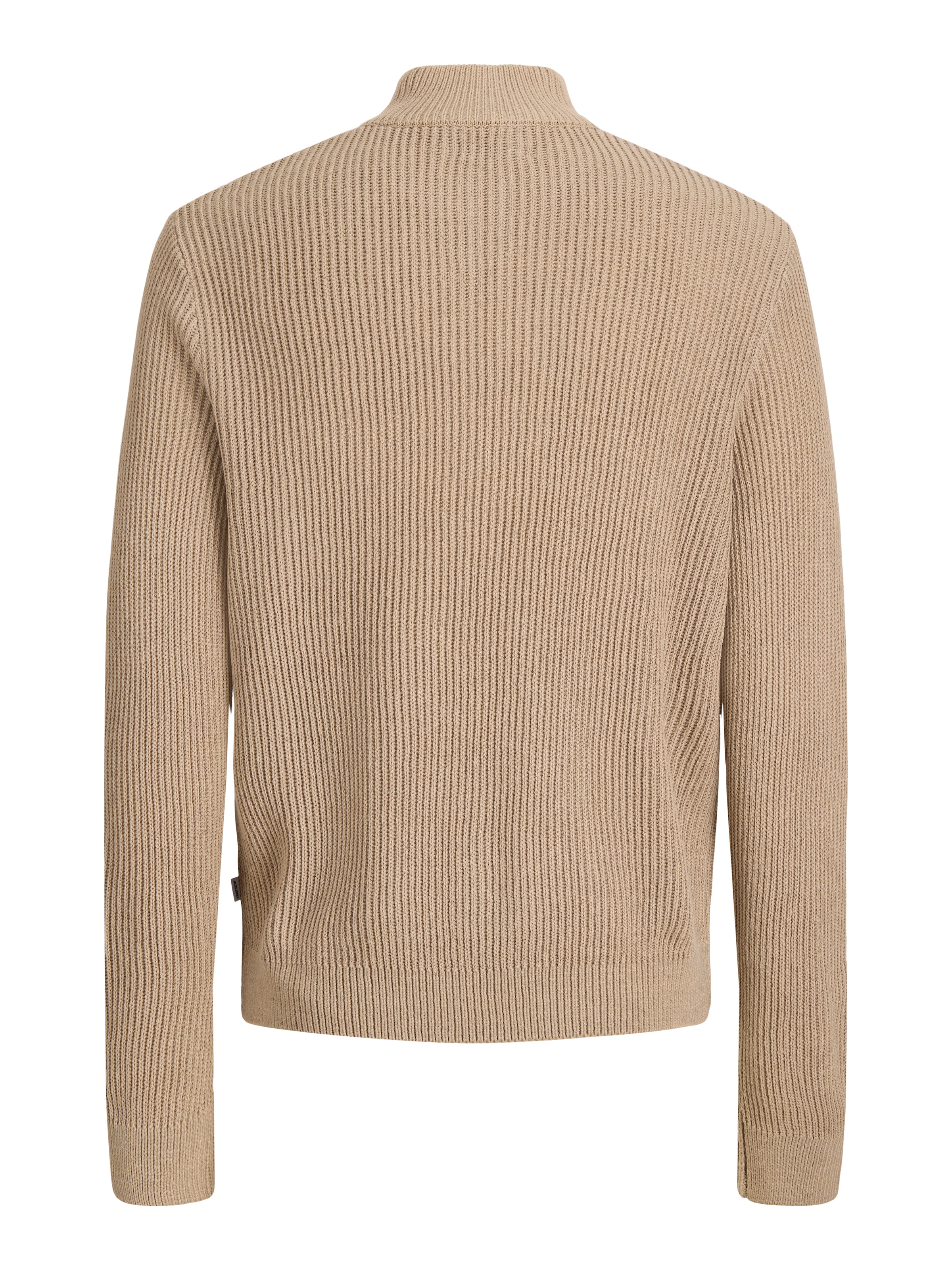 Jack & Jones Troyer »JJPANNEL KNIT HALF ZIP AW26« Materialmix, regular fit