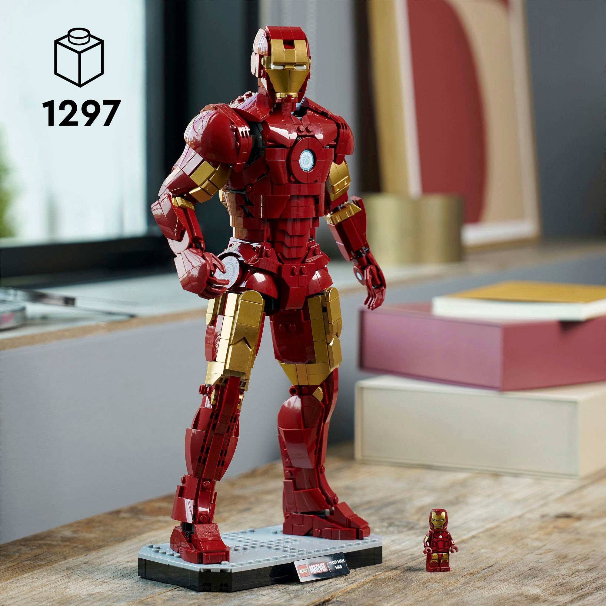 LEGO® Konstruktionsspielsteine »Iron Man Mark 3 Sammleredition (76344), LEGO Super Heroes« Made in Europe