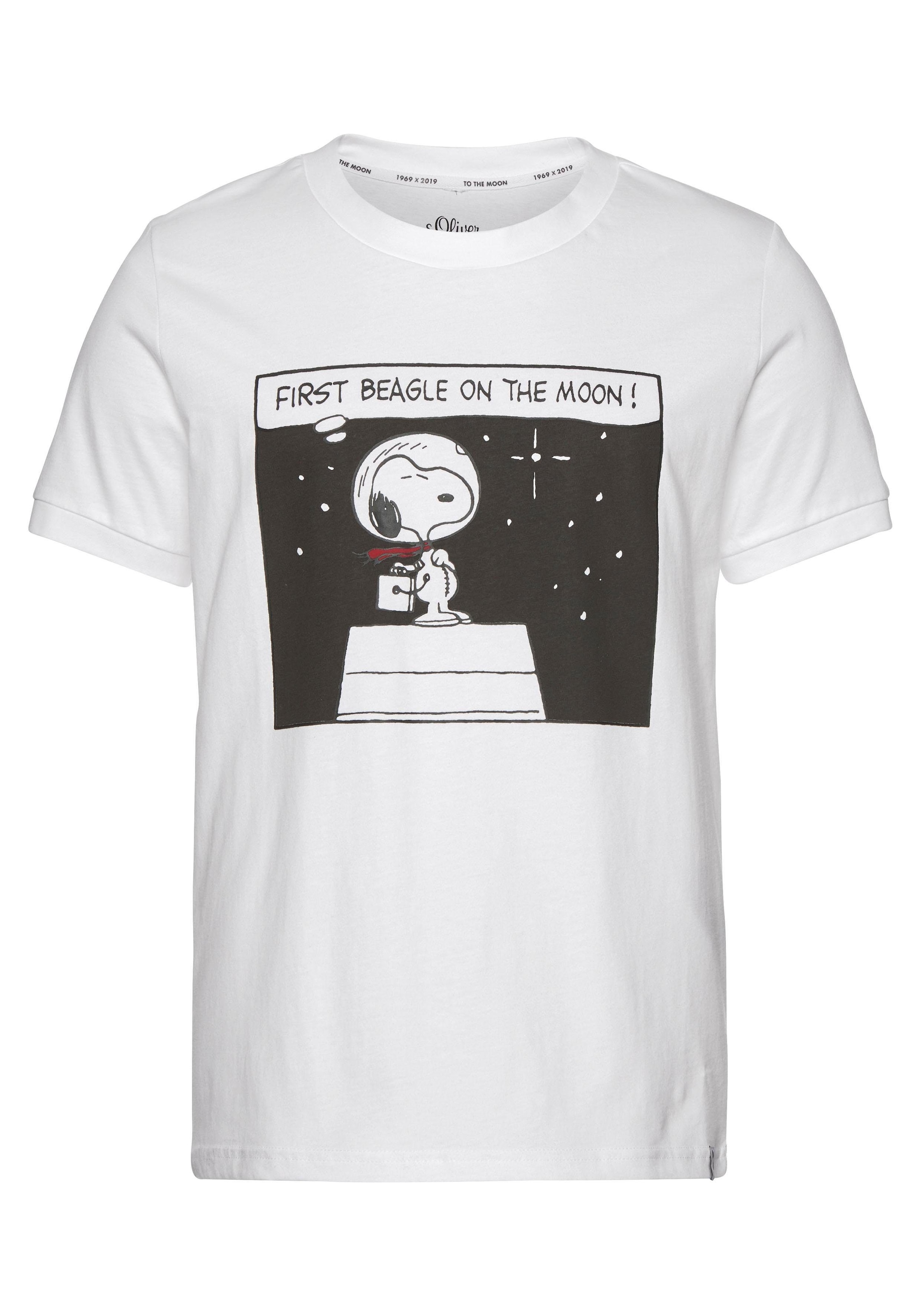 Print s.Oliver Snoopy mit bei T-Shirt,