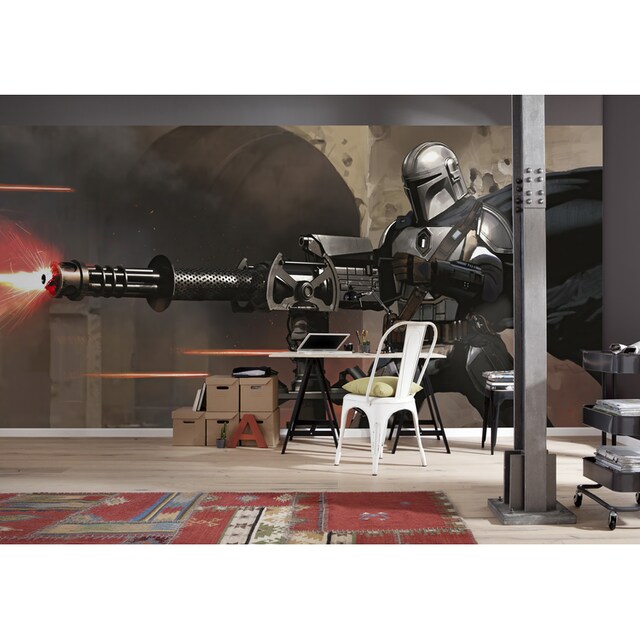 Komar Vliestapete »Star Wars The Mandalorian Blaster«, 500x250 cm (Breite x  Höhe) online kaufen | mit 3 Jahren XXL Garantie