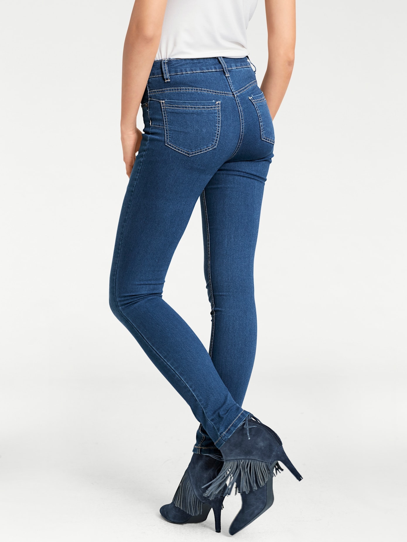 LINEA TESINI by heine Stretch-Jeans, (1 tlg.)