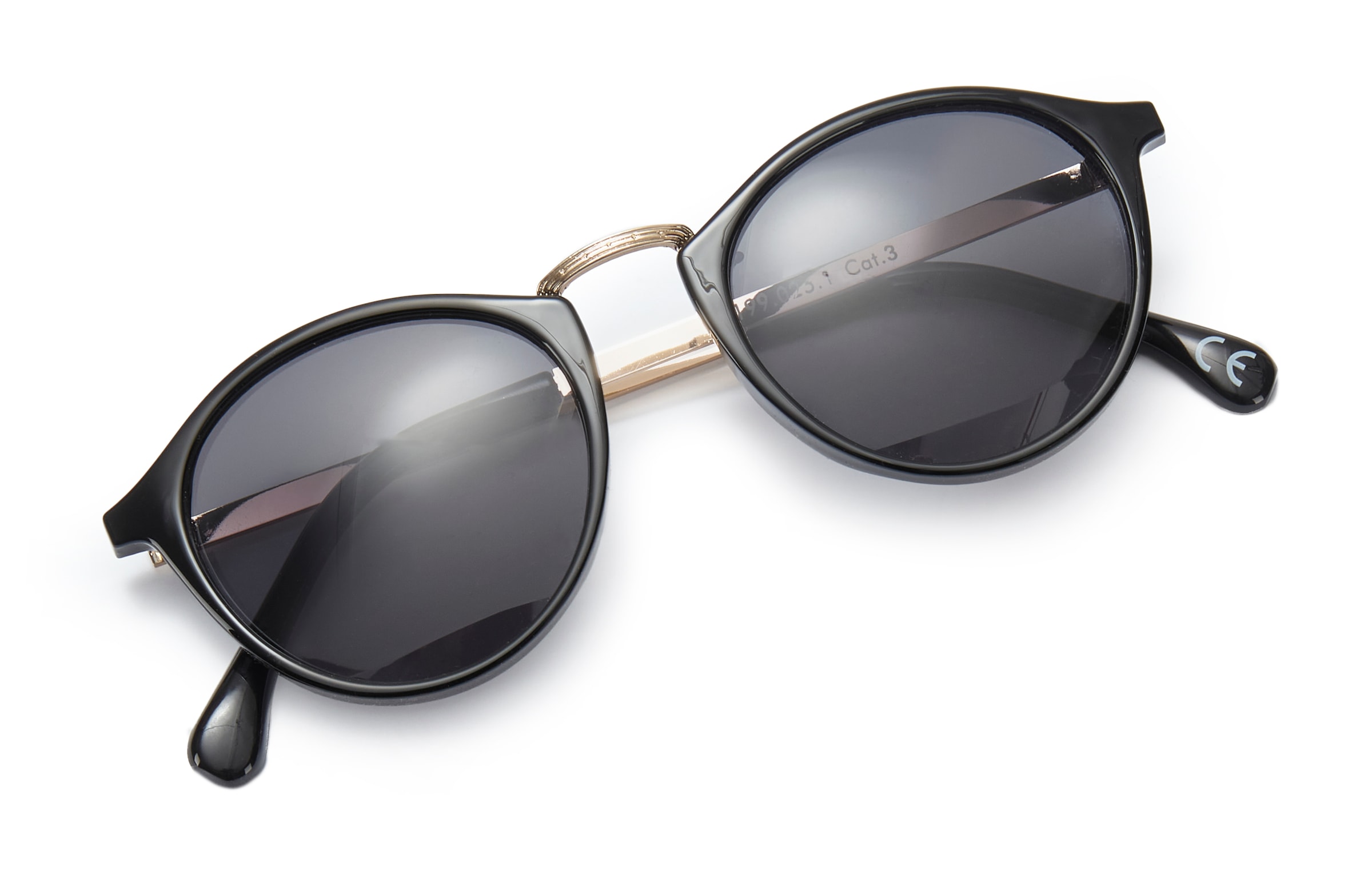 LASCANA Sonnenbrille, runde Sonnenbrille, getönte Gläser mit UV Schutz, Damenbrille