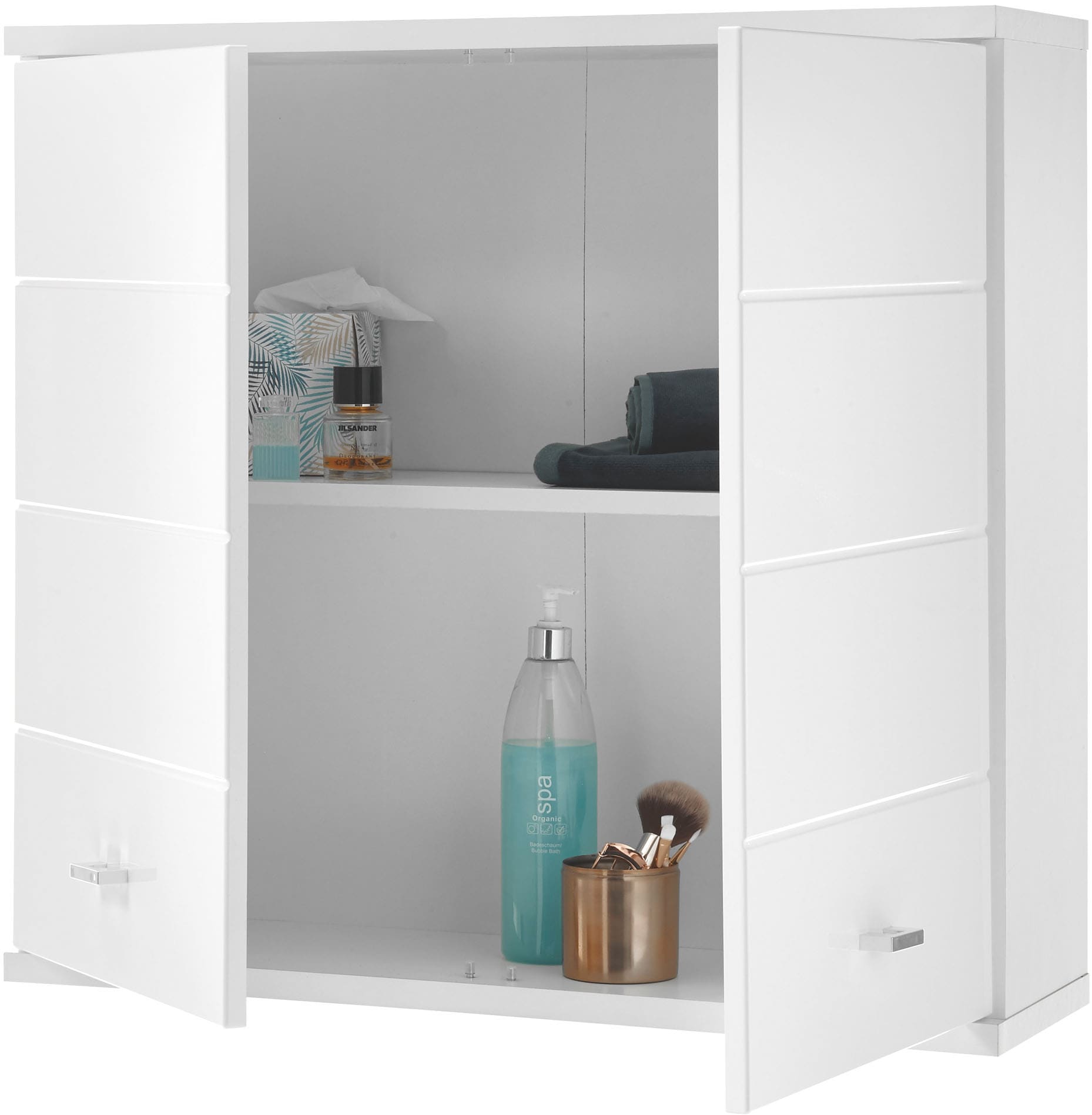 BASIC by Balculina Hängeschrank »Pool, Badezimmerschrank BxHxT 76x71x23« 1 Stk. tlg. Breite 76cm, Tür L/R montierbar