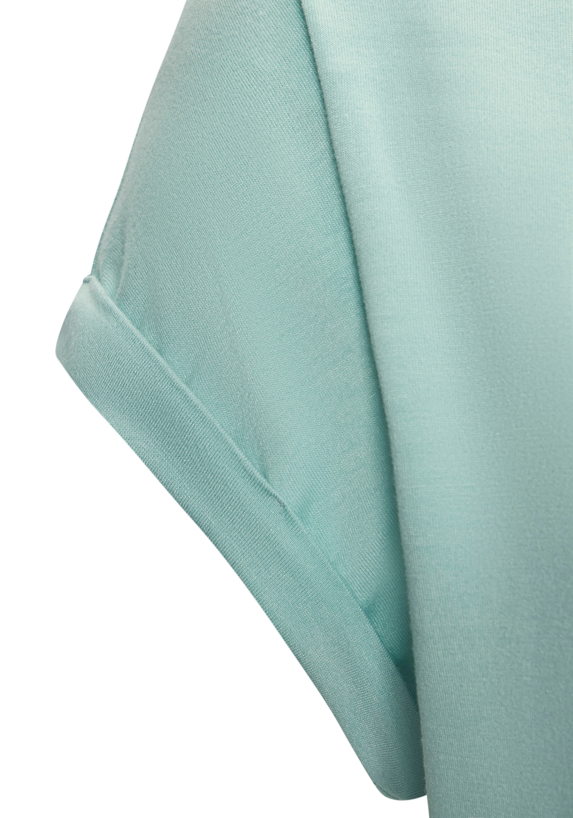 LASCANA Kurzarmshirt »mit Lascana Herz Print«, aus weichem Viskose-Stretch