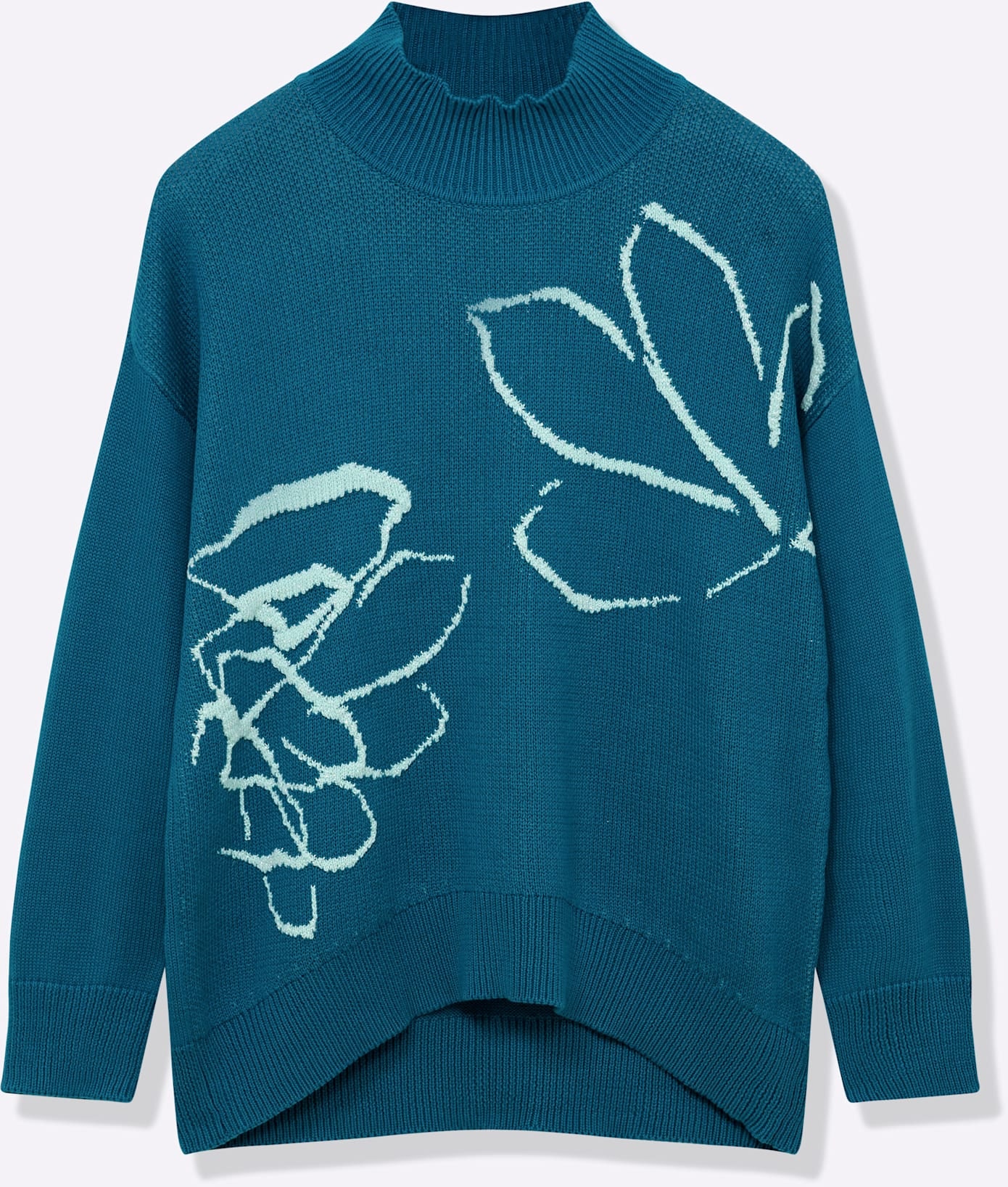 Sheego Stehkragenpullover »Pullover«