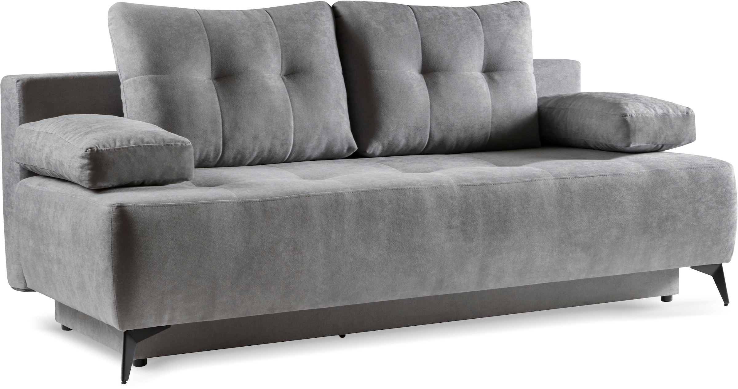 WERK2 Schlafsofa »Oakland Bettsofa Breite 206cm, Liegefläche 202/145cm,«, 2-Sitzer Sofa & Schlafcouch mit Bettkasten