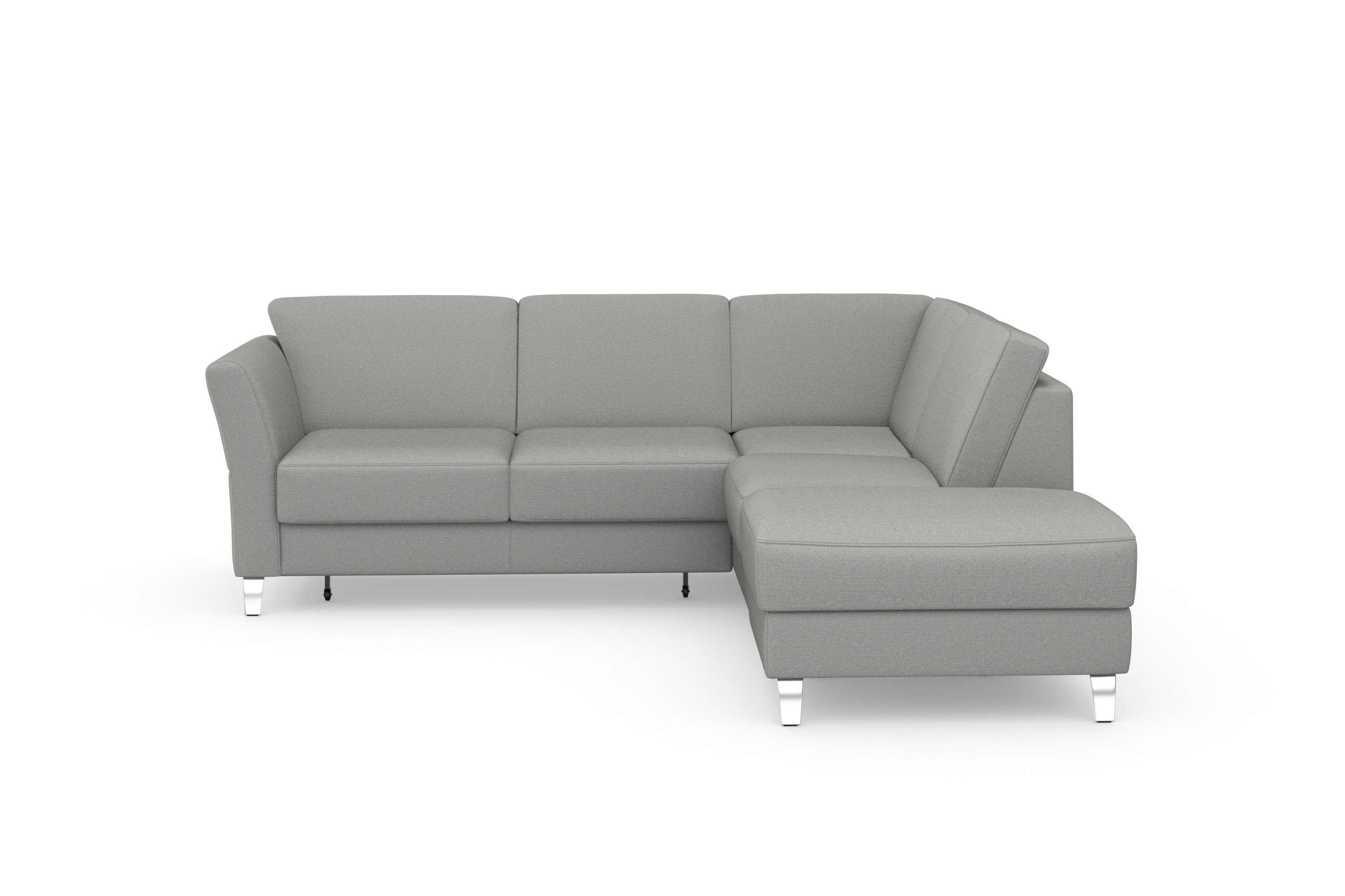 sit&more Ecksofa "Visby L-Form" Wahlweise mit Schlaffunktion und Stauraum, frei im Raum stellbar