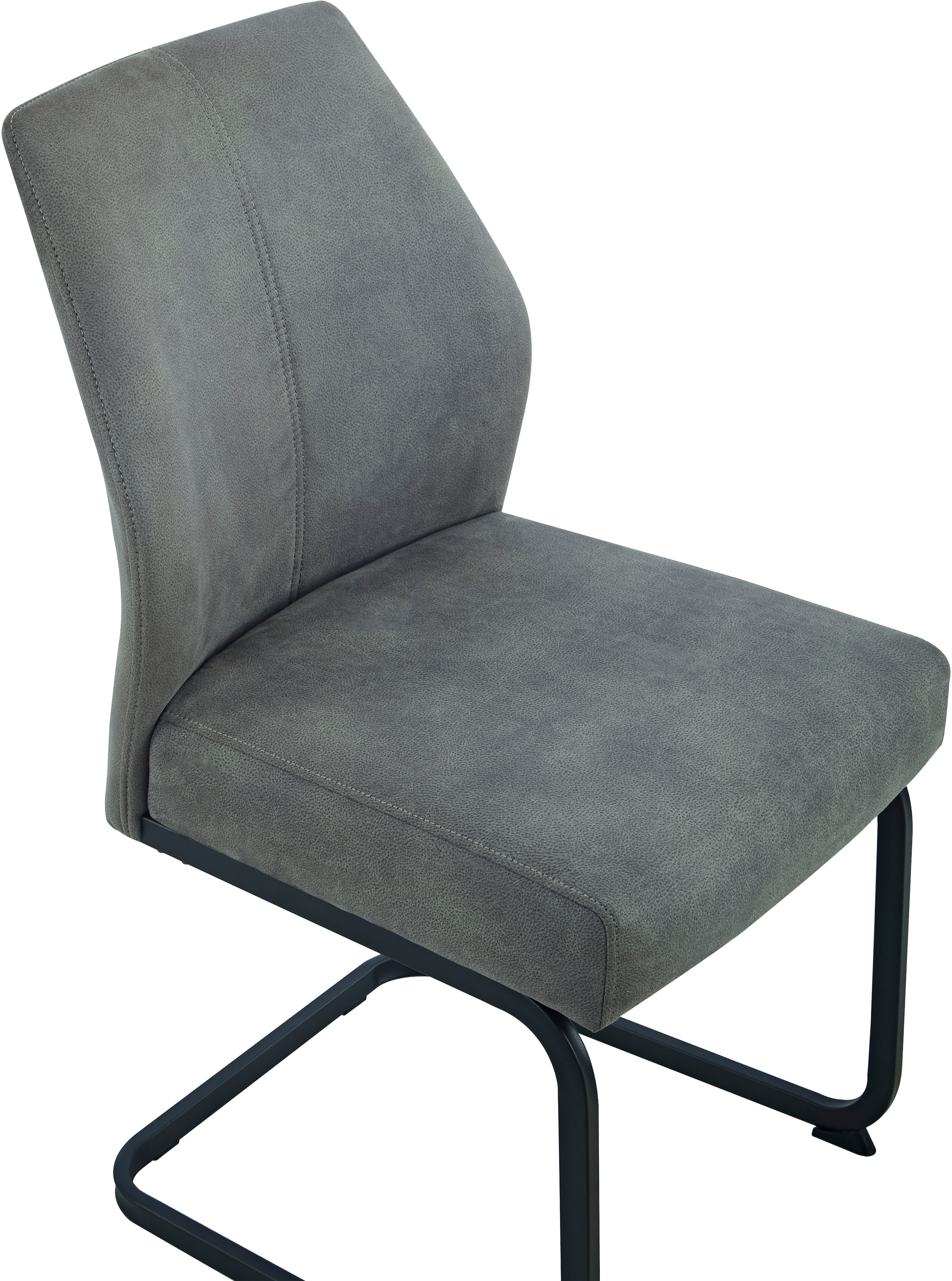 HELA Essgruppe »ILLER« Set, 5 tlg. 5tlg., Baumkante 46mm, X-Gestell, Schwingstuhl, Federkorb