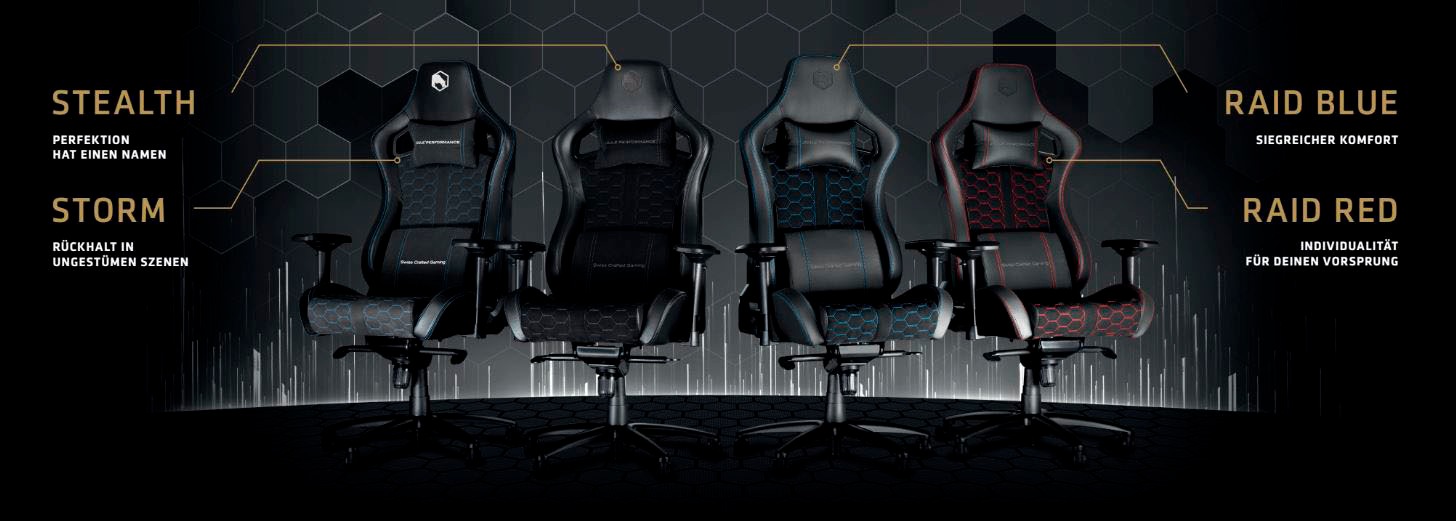 Joule Performance Gaming-Stuhl »RAID Alcantara«