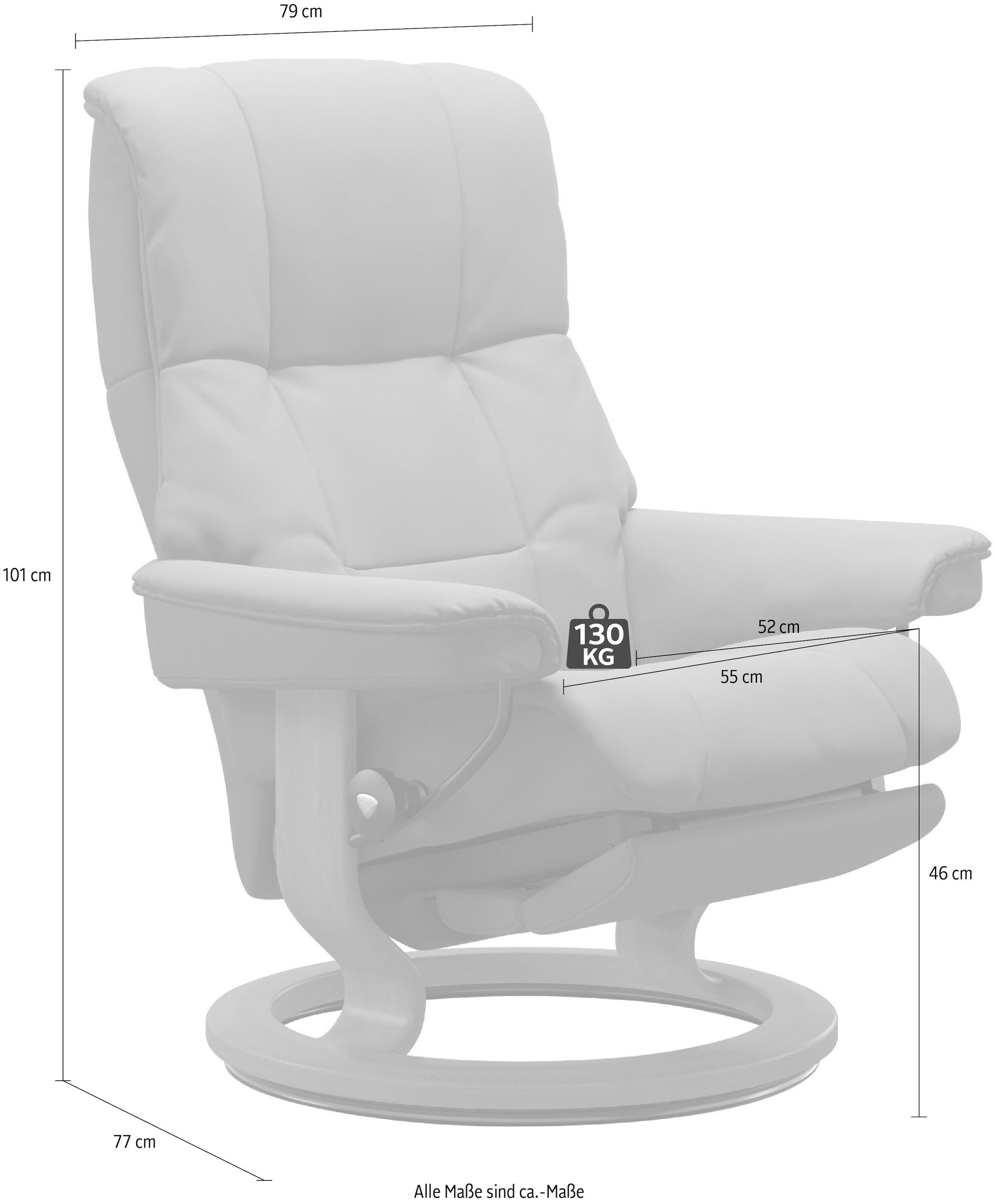 Stressless® Relaxsessel »Mayfair«, elektrisch verstellbar, optional 2-motorisch, Größe M & L