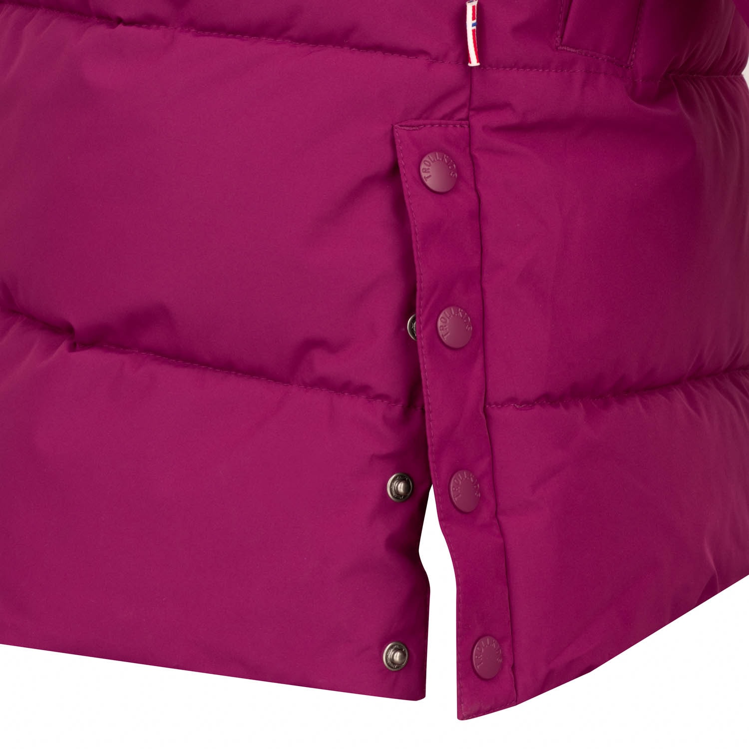 TROLLKIDS Wintermantel »GIRLS AURLAND COAT XT« mit fester Kapuze, warm wattiert, langer Schnitt